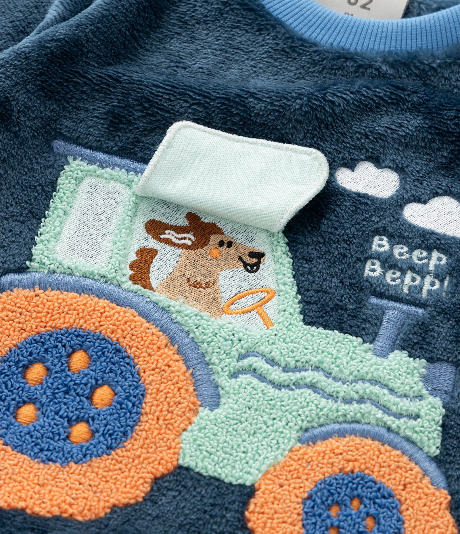 Pijama Longo Infantil com Estampa de Carrinho - Tam 1 a 4 Anos Multicores 13