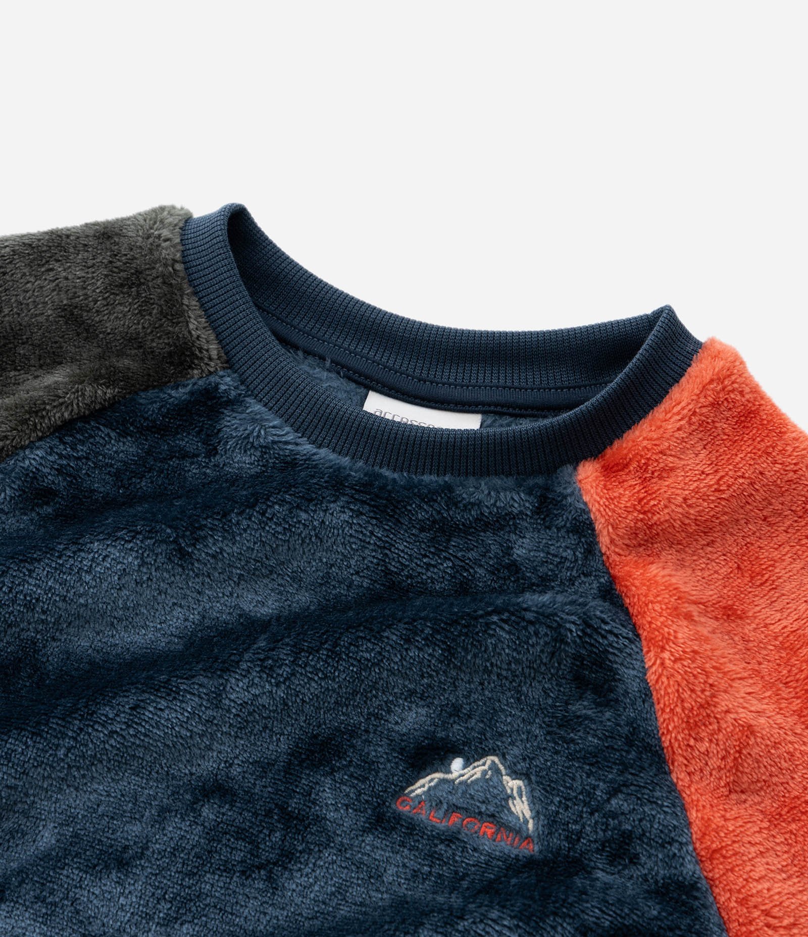 Pijama Longo Infantil em Fleece Montanha - Tam 7 aos 16 Anos Azul 11