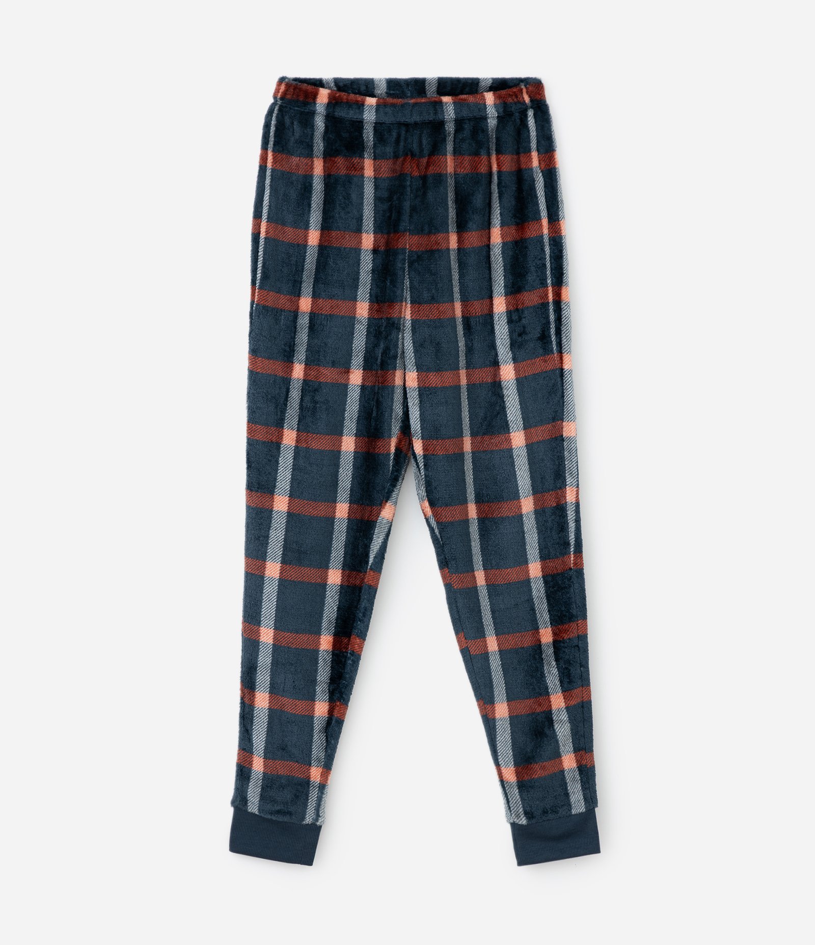 Pijama Longo Infantil em Fleece Montanha - Tam 7 aos 16 Anos Azul 4