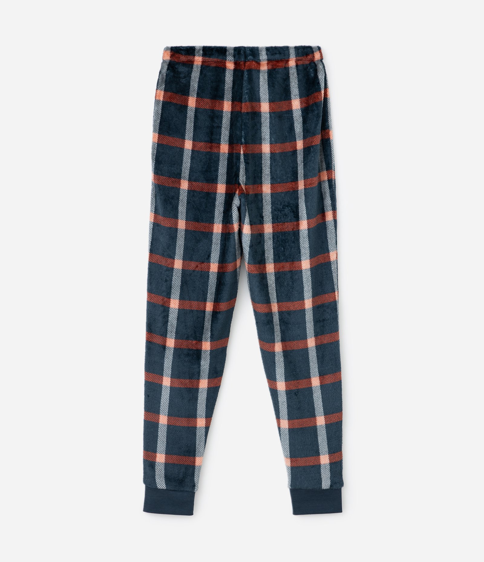 Pijama Longo Infantil em Fleece Montanha - Tam 7 aos 16 Anos Azul 5