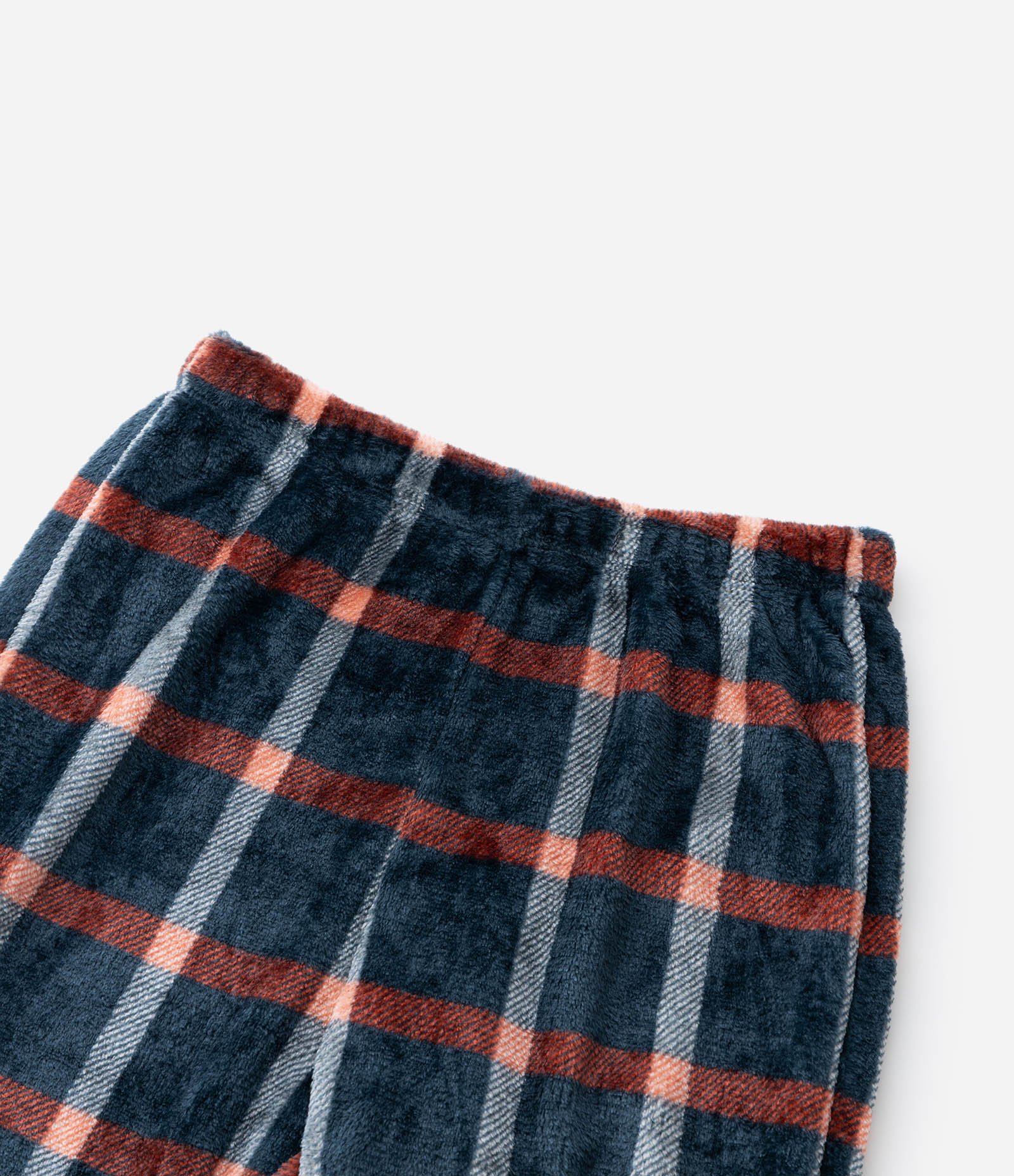 Pijama Longo Infantil em Fleece Montanha - Tam 7 aos 16 Anos Azul 6