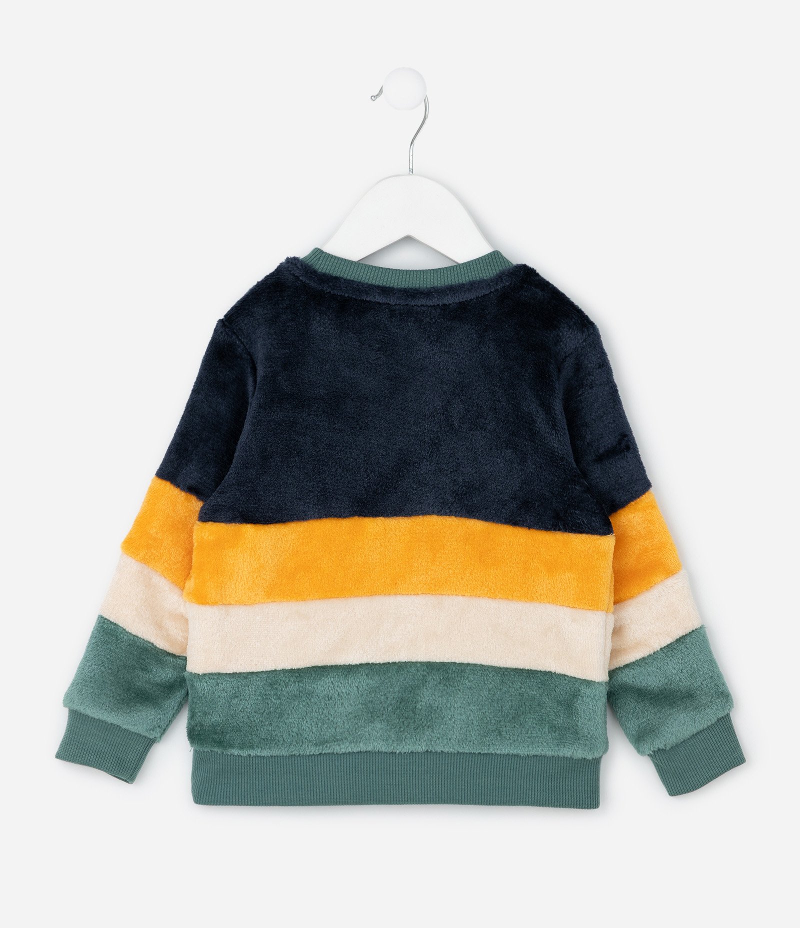 Pijama Infantil com Estampa Animais e Blocos de Cores – Tam 1 a 4 Anos Verde 3