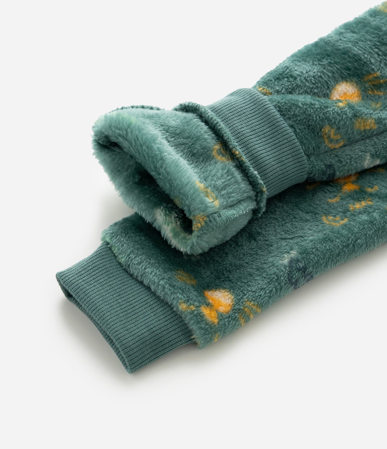 Pijama Infantil com Estampa Animais e Blocos de Cores – Tam 1 a 4 Anos Verde 7