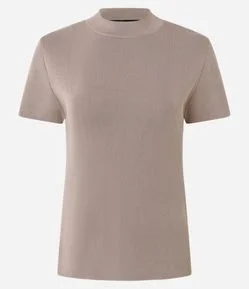 Blusa Básica em Tricô com Golinha