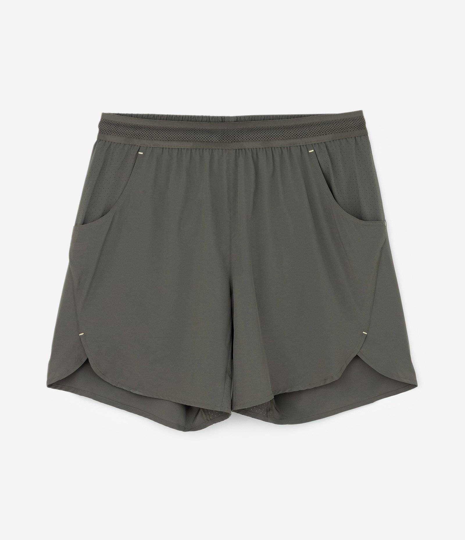 Bermuda Esportiva Tecnológica com Cós Elástico Texturizado Verde 5