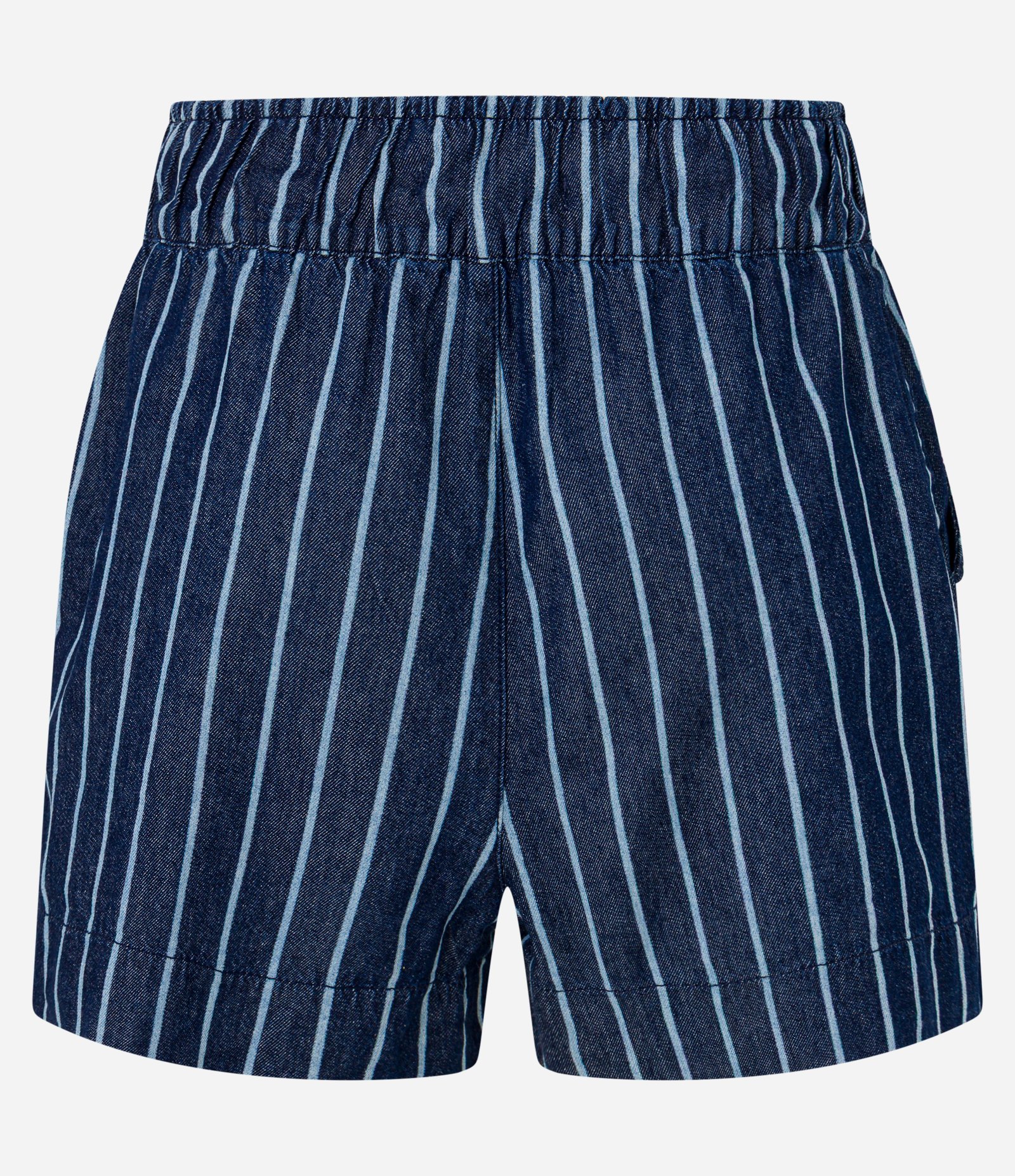 Short Runner em Jeans com Listras Azul 7