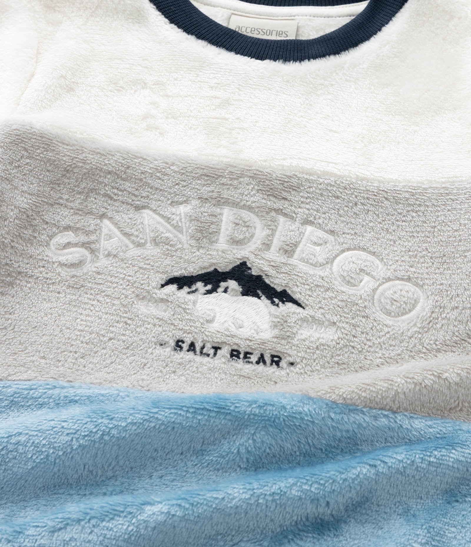 Pijama Infantil em Fleece Estampa San Diego - Tam 5 a 16 anos Azul 12