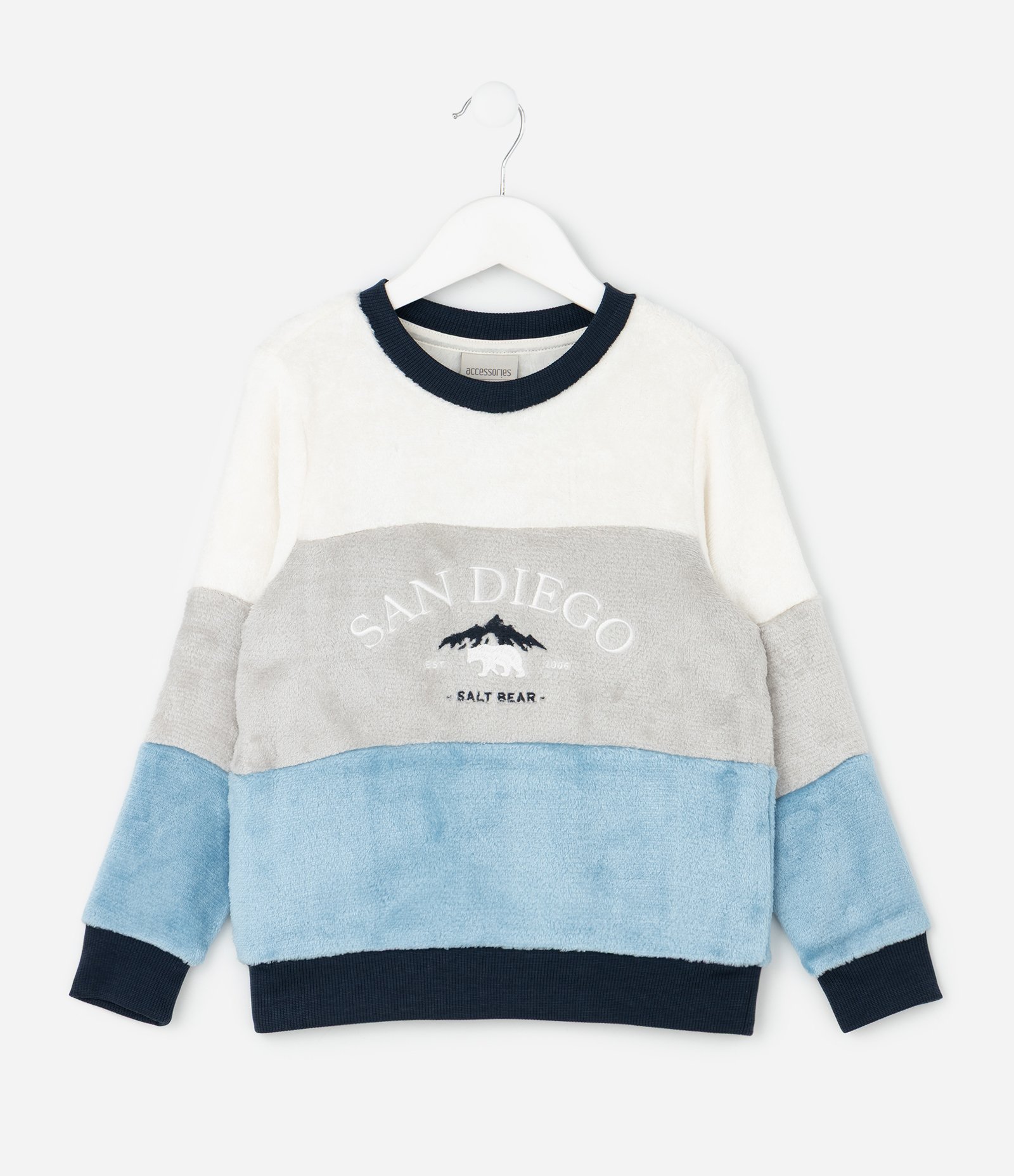 Pijama Infantil em Fleece Estampa San Diego - Tam 5 a 16 anos Azul 2