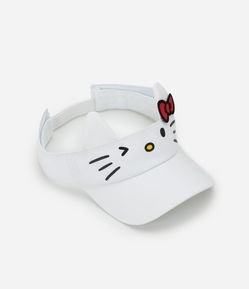 Viseira Infantil com Estampa da Hello Kitty - Tam Único