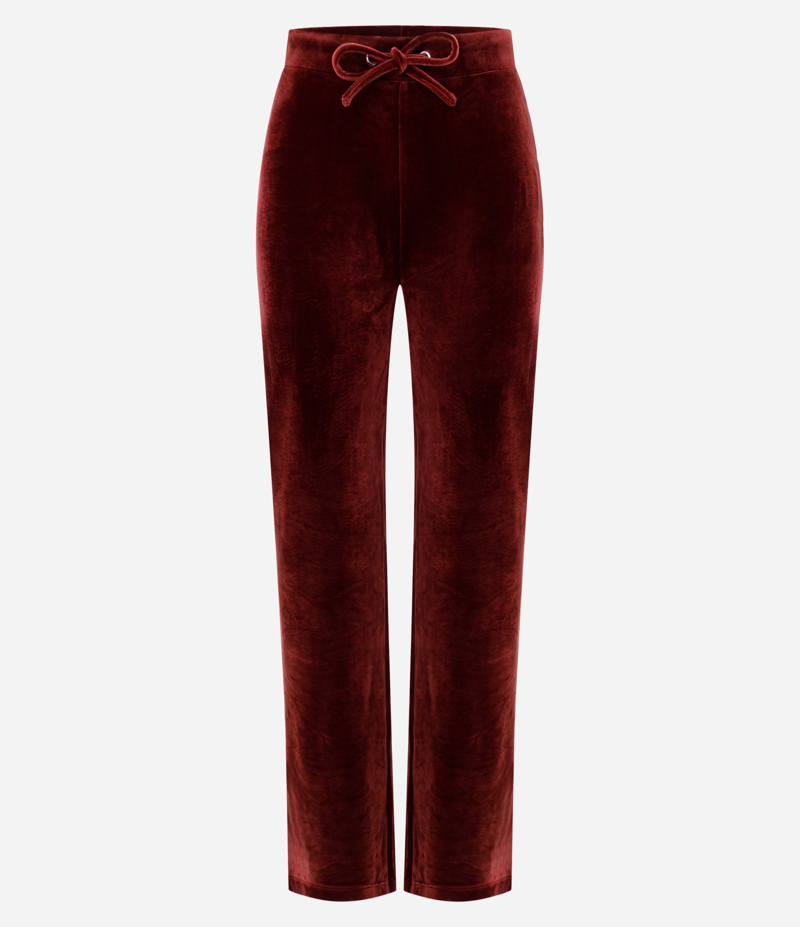 Calça Moletom em Plush com Cós Ajustável Vermelho 1