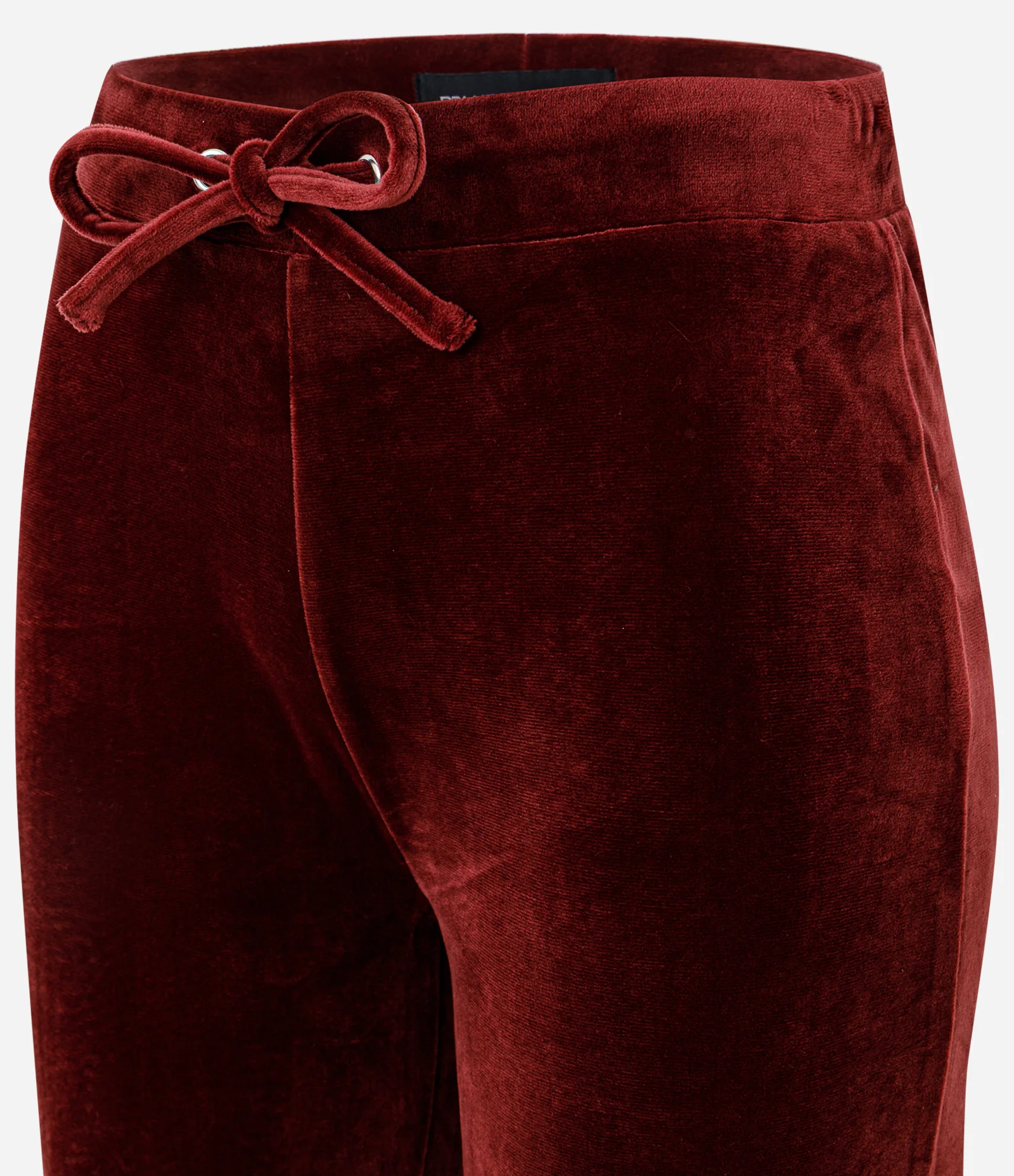 Calça Moletom em Plush com Cós Ajustável Vermelho 2