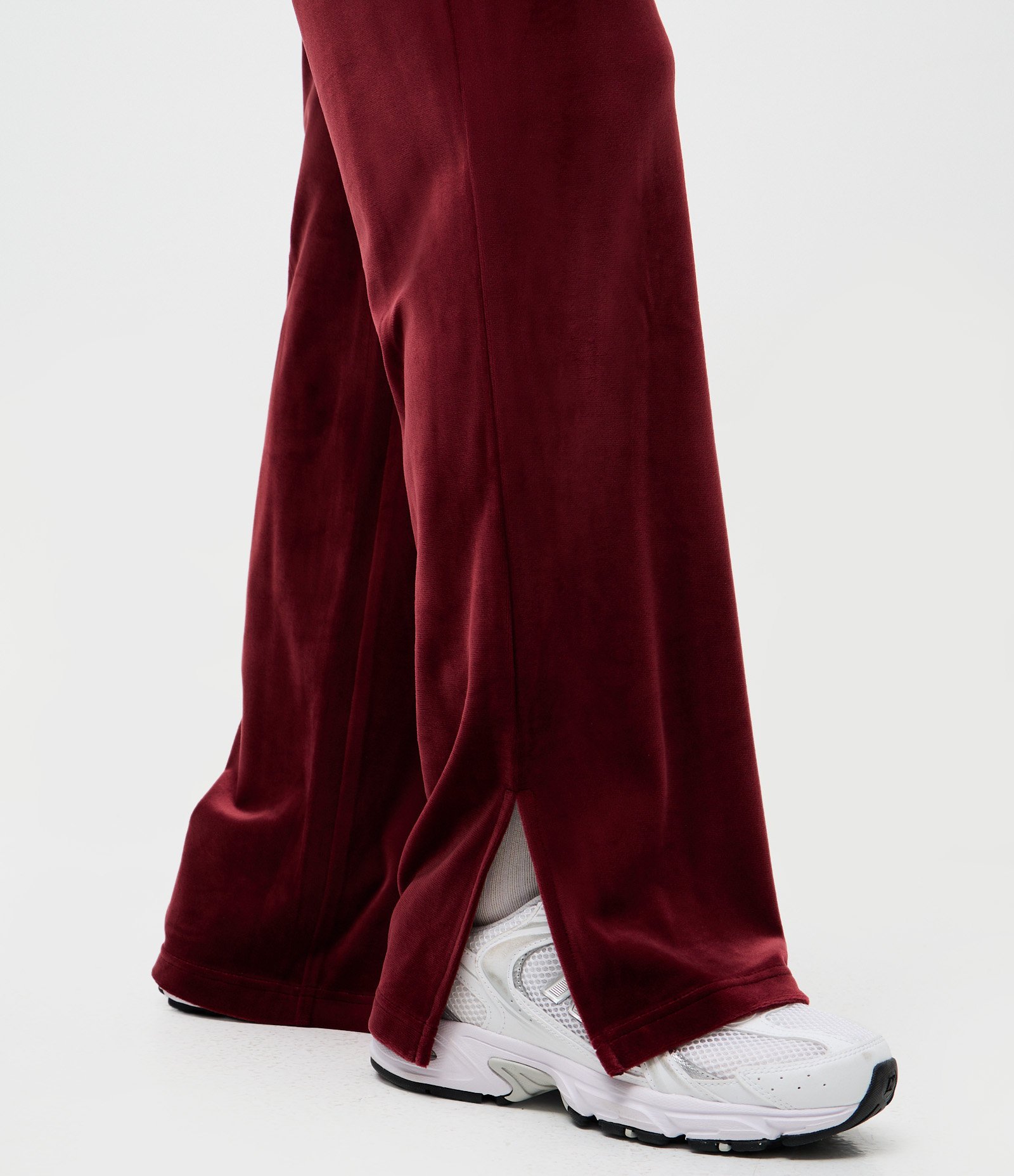 Calça Moletom em Plush com Cós Ajustável Vermelho 4