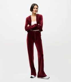 Calça Moletom em Plush com Cós Ajustável