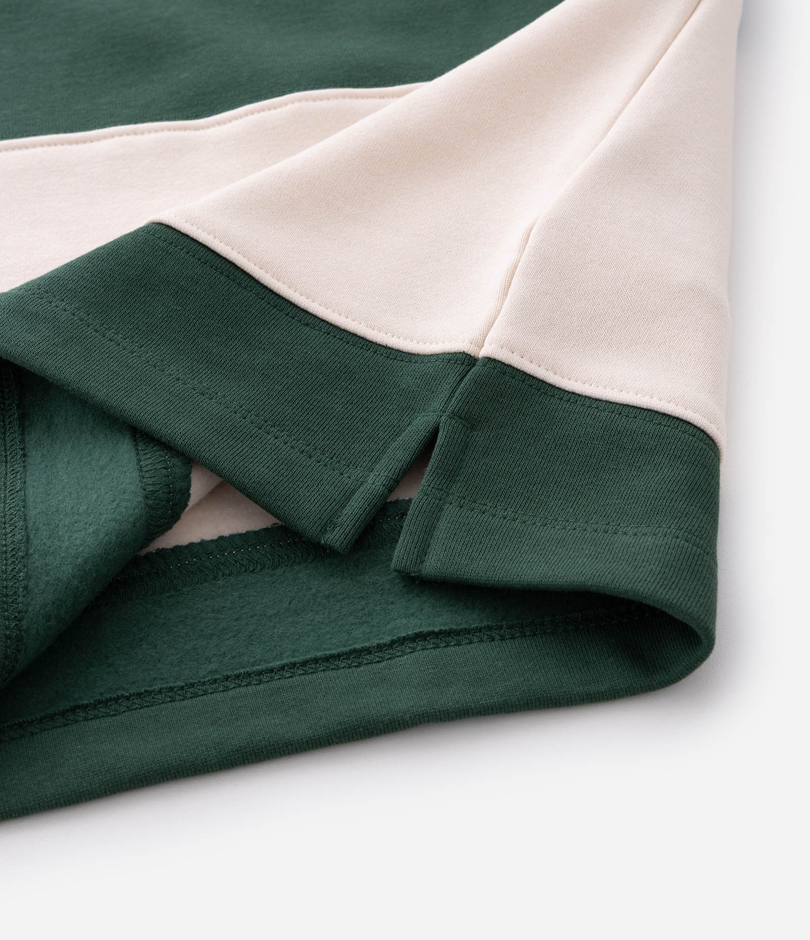 Moletom com Gola Polo e Estampa Listrada Verde/Branco 6