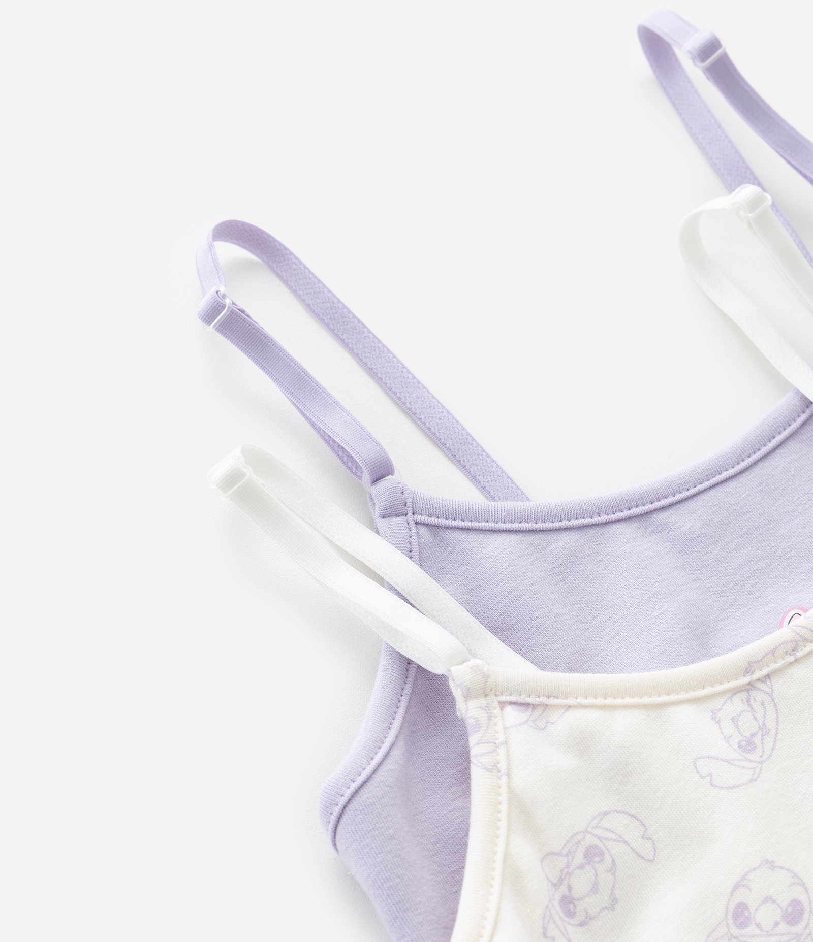 Kit 02 Sutiãs Infantis em Algodão com Estampa Stitch - Tam 9 A 14 Anos Sortido 4