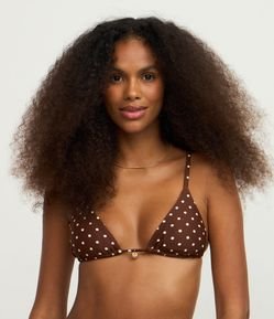 Biquíni Calcinha com Efeito Empina Bumbum e Estampa Bolinha