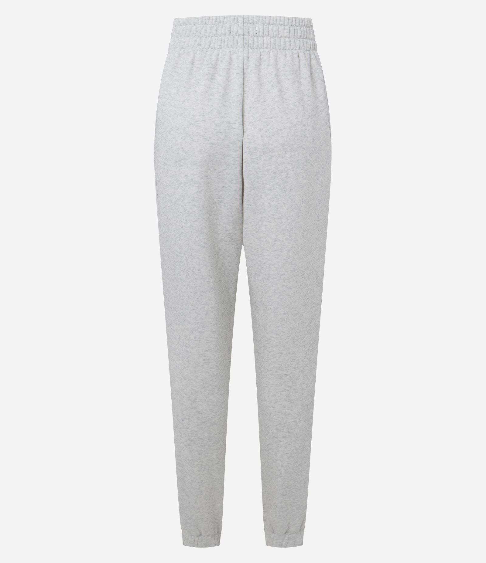 Calça Jogger Esportiva em Moletom com Recortes Canelados Cinza 6