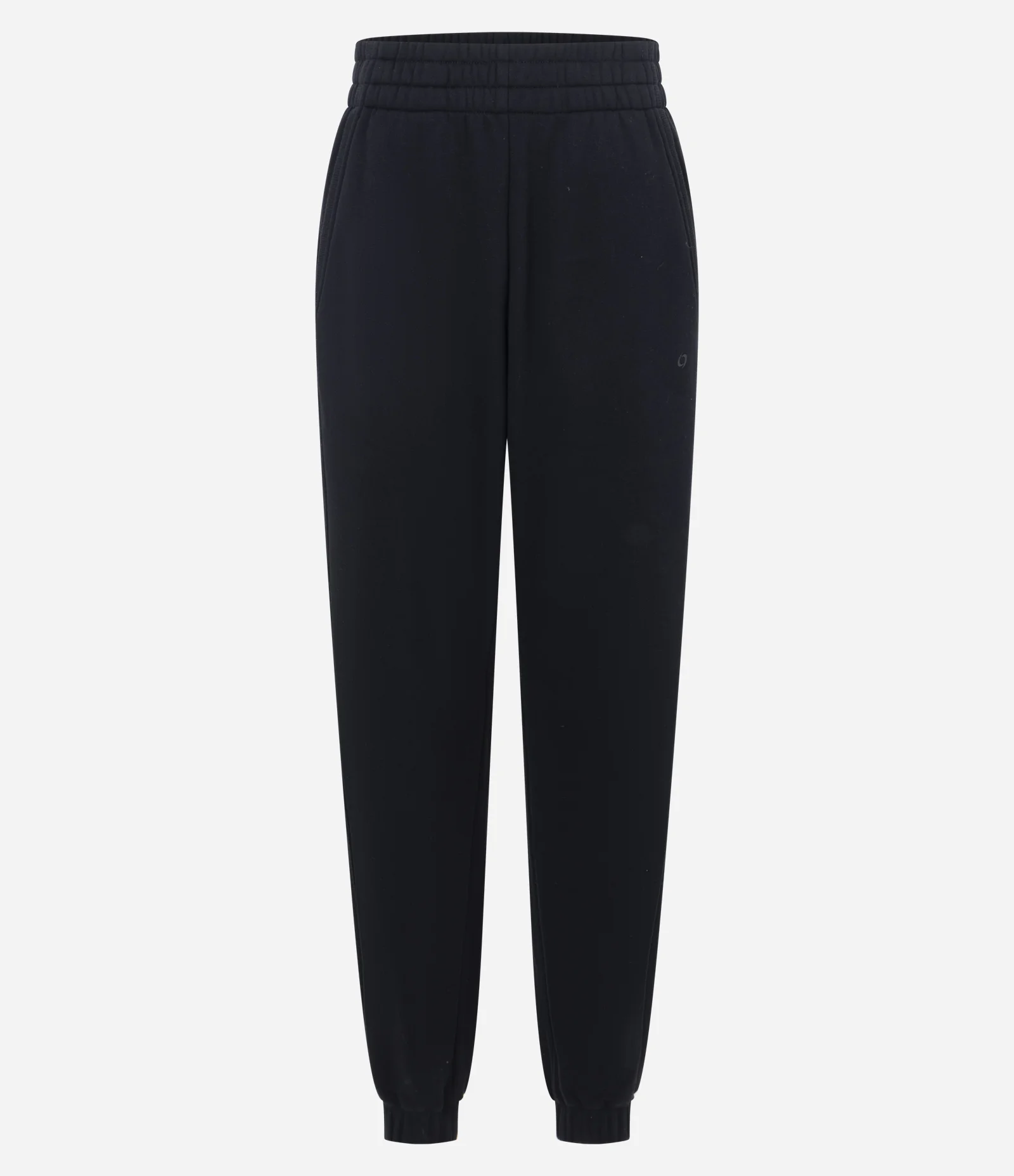 Calça Jogger Esportiva em Moletom com Recortes Canelados Preto 5