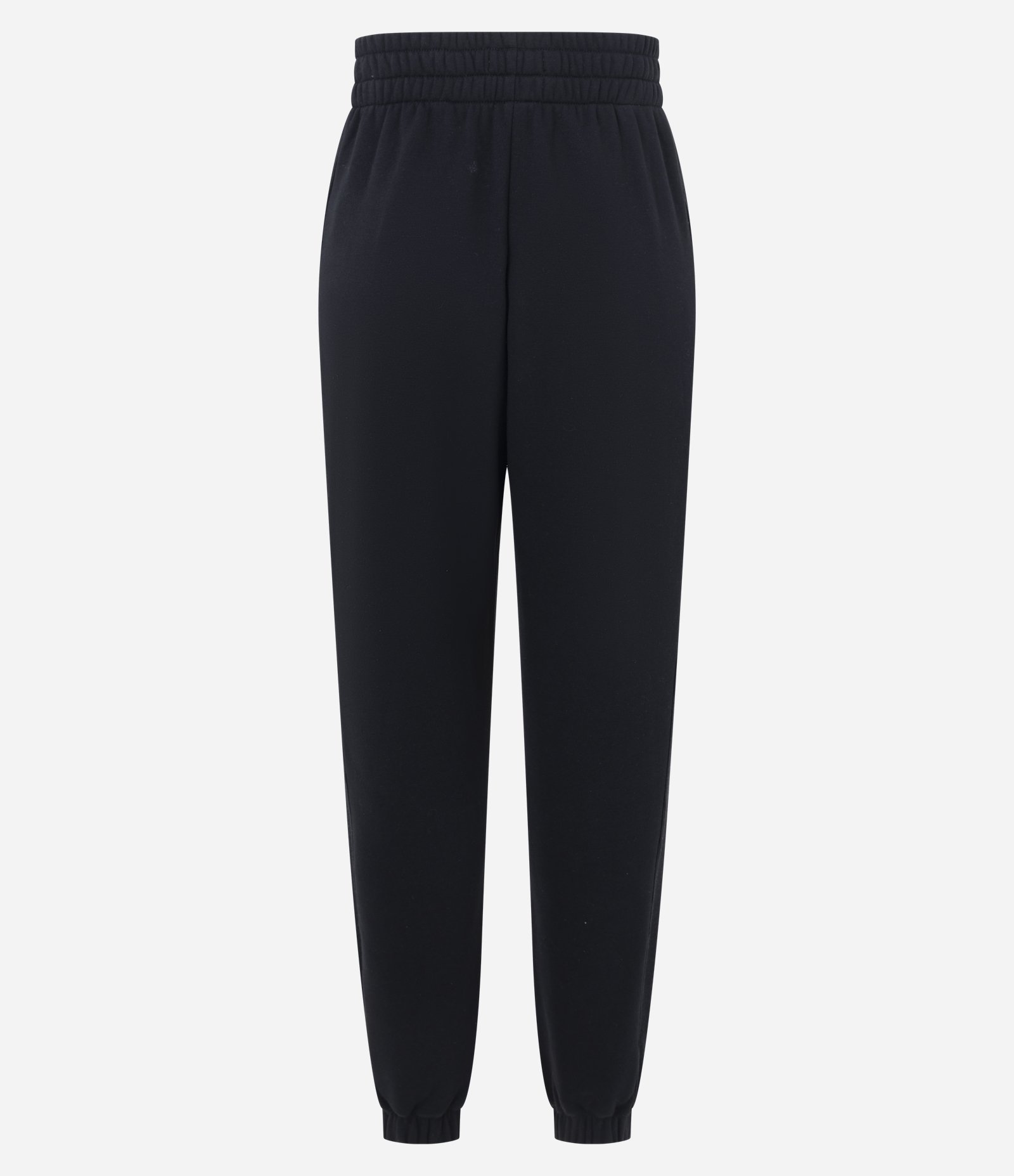 Calça Jogger Esportiva em Moletom com Recortes Canelados Preto 6