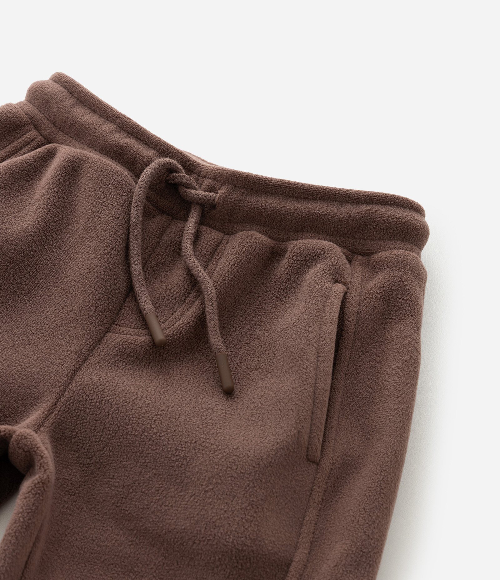 Calça Infantil em Moletom Felpado - Tam 1 a 6 Anos Marrom 6