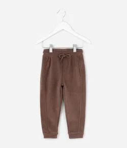 Calça Infantil em Moletom Felpado - Tam 1 a 6 Anos