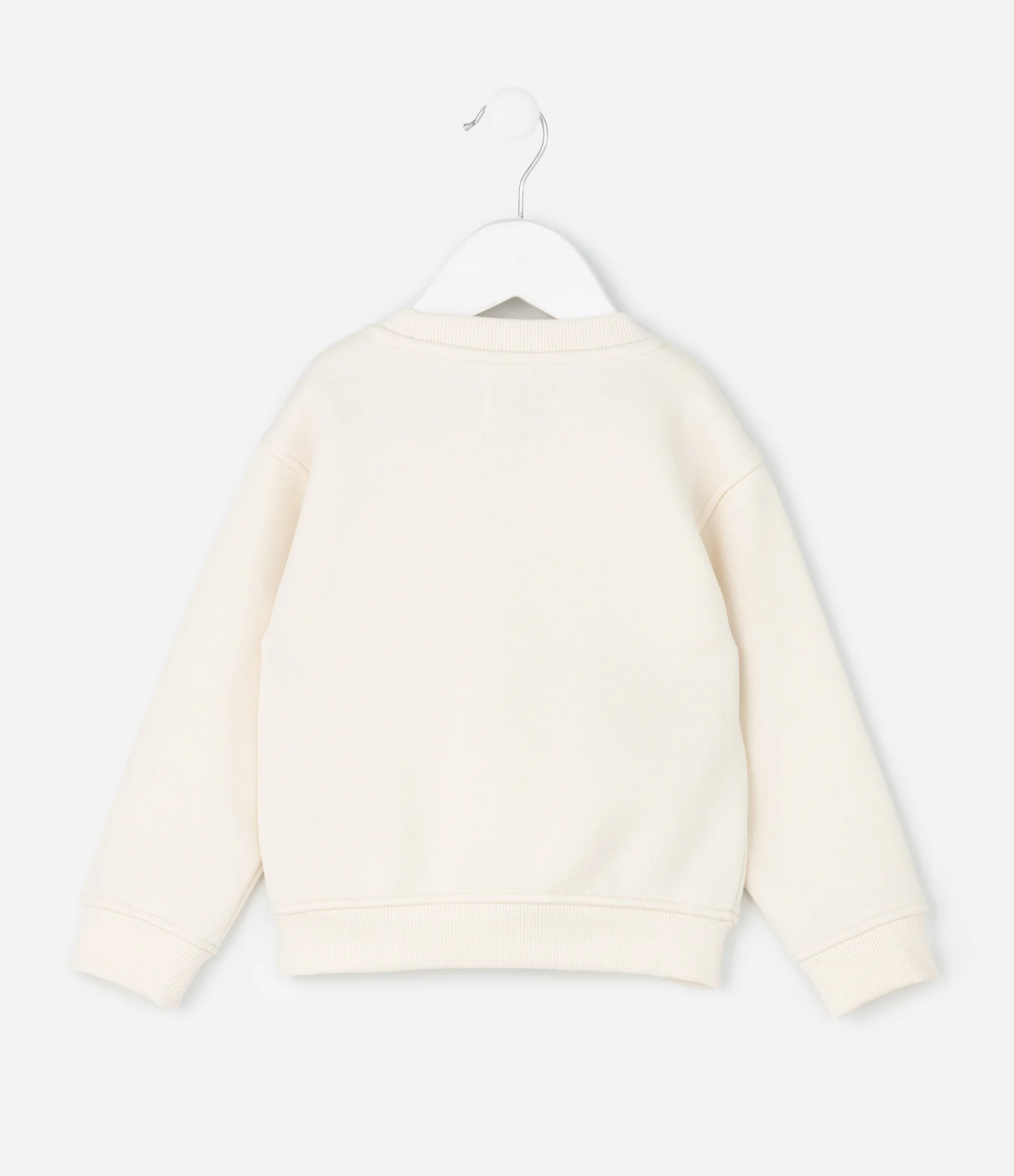 Casaco Infantil com Flores 3D – Tam 1 a 5/6 Anos Off White 2