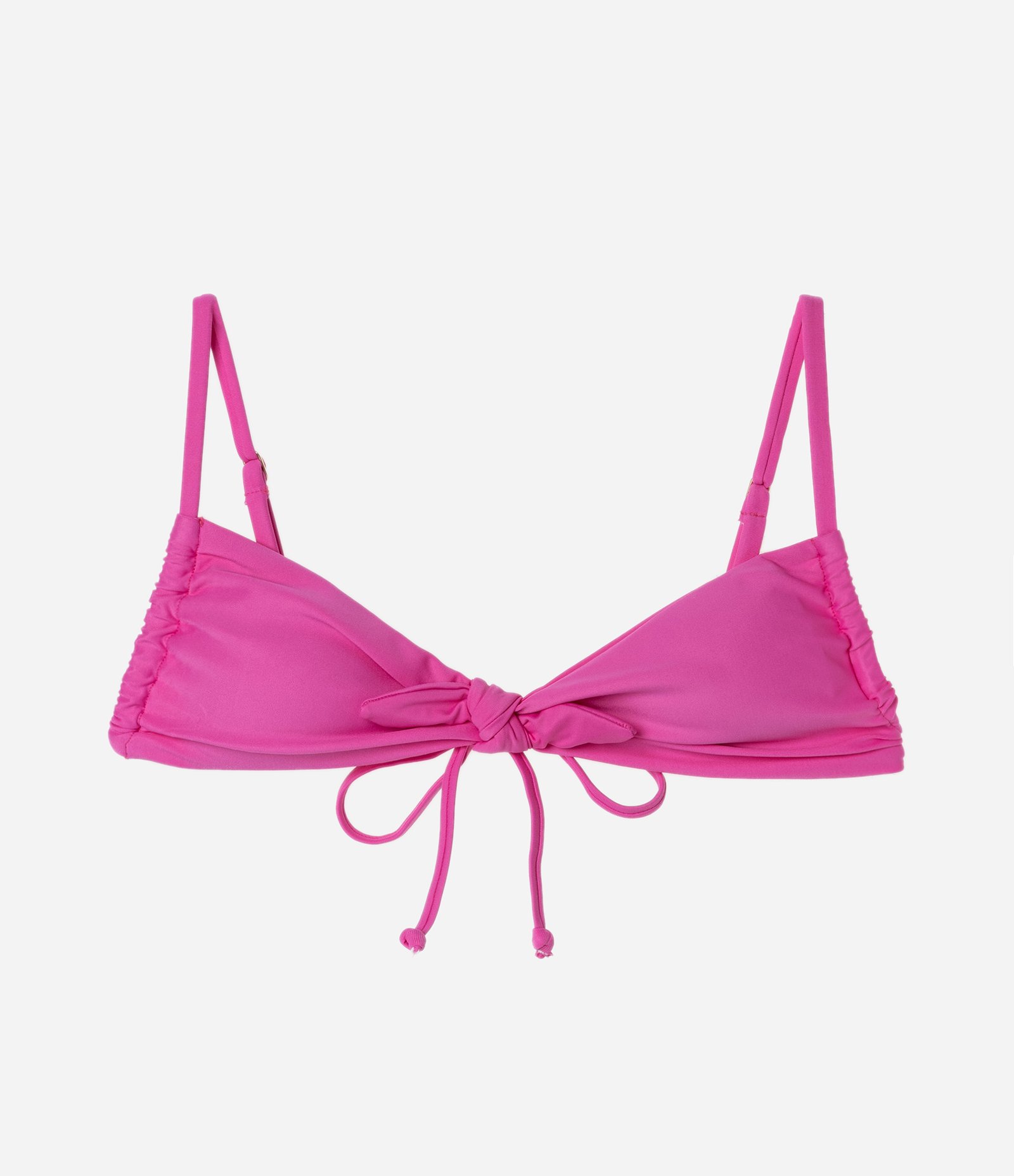 Biquini Top em Microfibra Nozinho com Laço Rosa 1