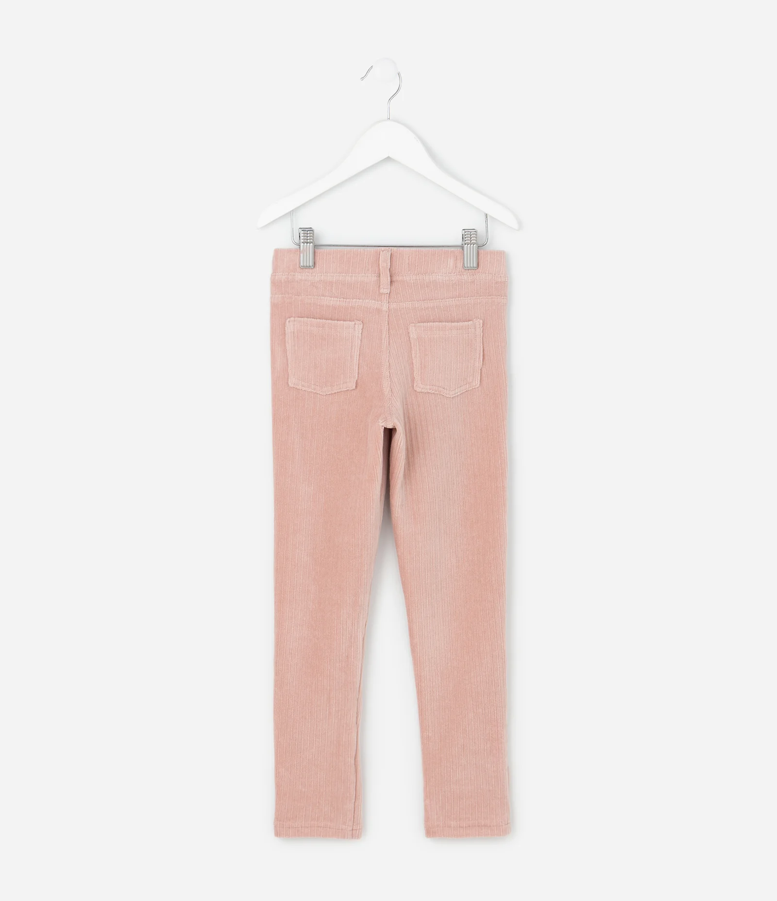 Calça Infantil Legging em Veludo Cotelê – Tam 1 a 6 Anos Rosa 2