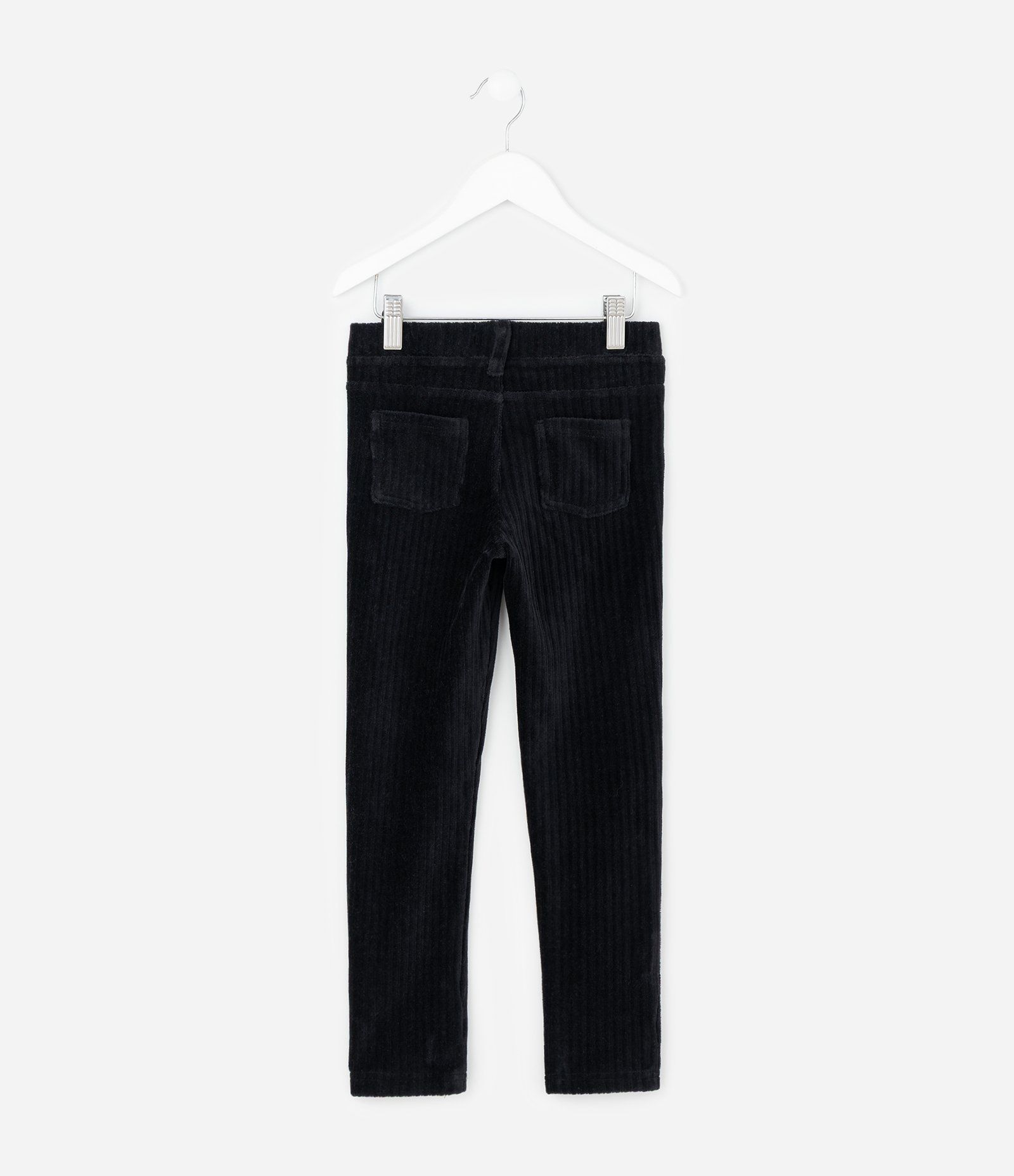 Calça Infantil Legging em Veludo Cotelê – Tam 1 a 6 Anos Preto 2