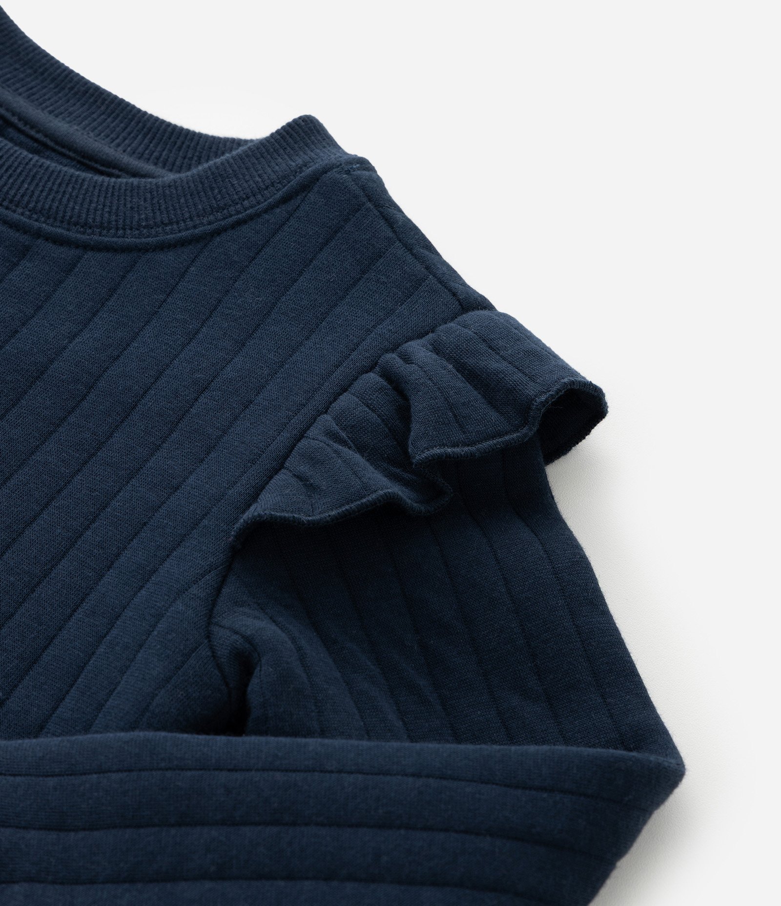 Conjunto Infantil Matelassê com Casaco e Calça – Tam 1 a 5/6 Anos Azul Marinho 10