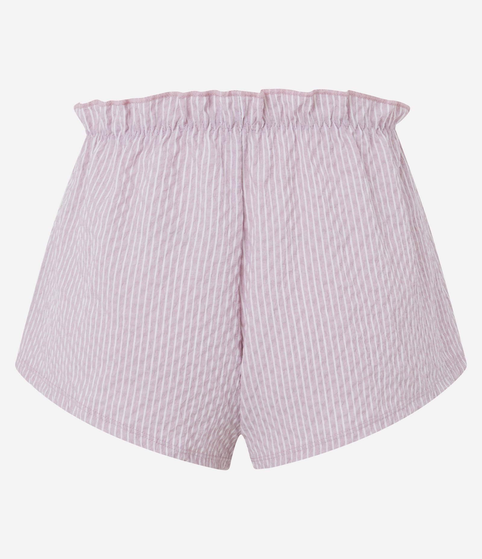 Short de Pijama Listrado Vichy Texturizado Rosa 6