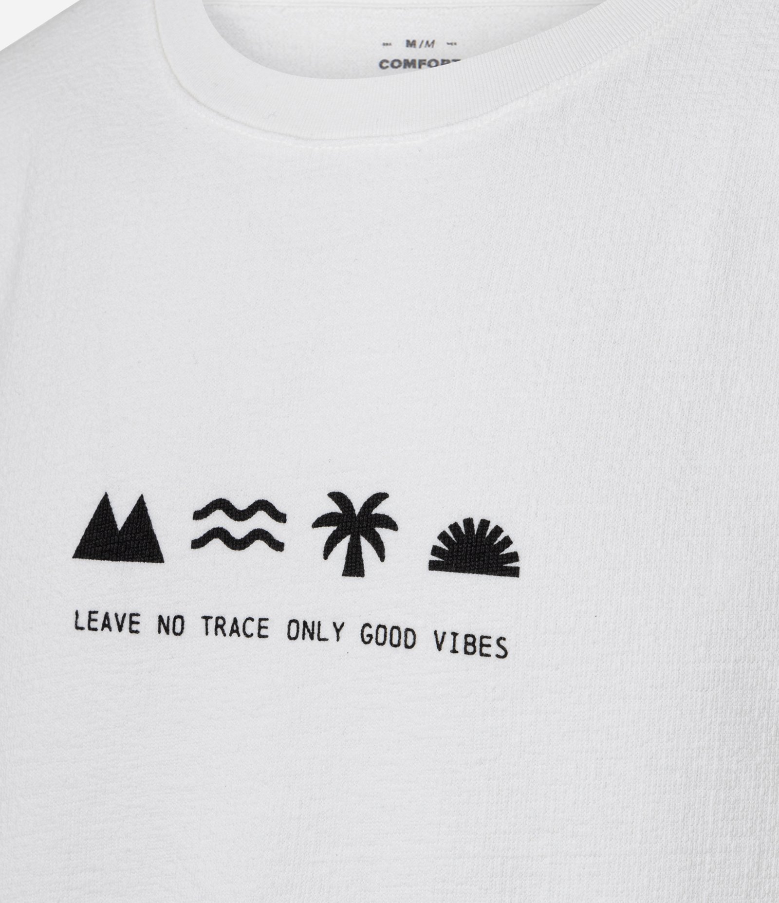 Regata Comfort em Algodão Texturizado com Estampa Lettering Branco 6