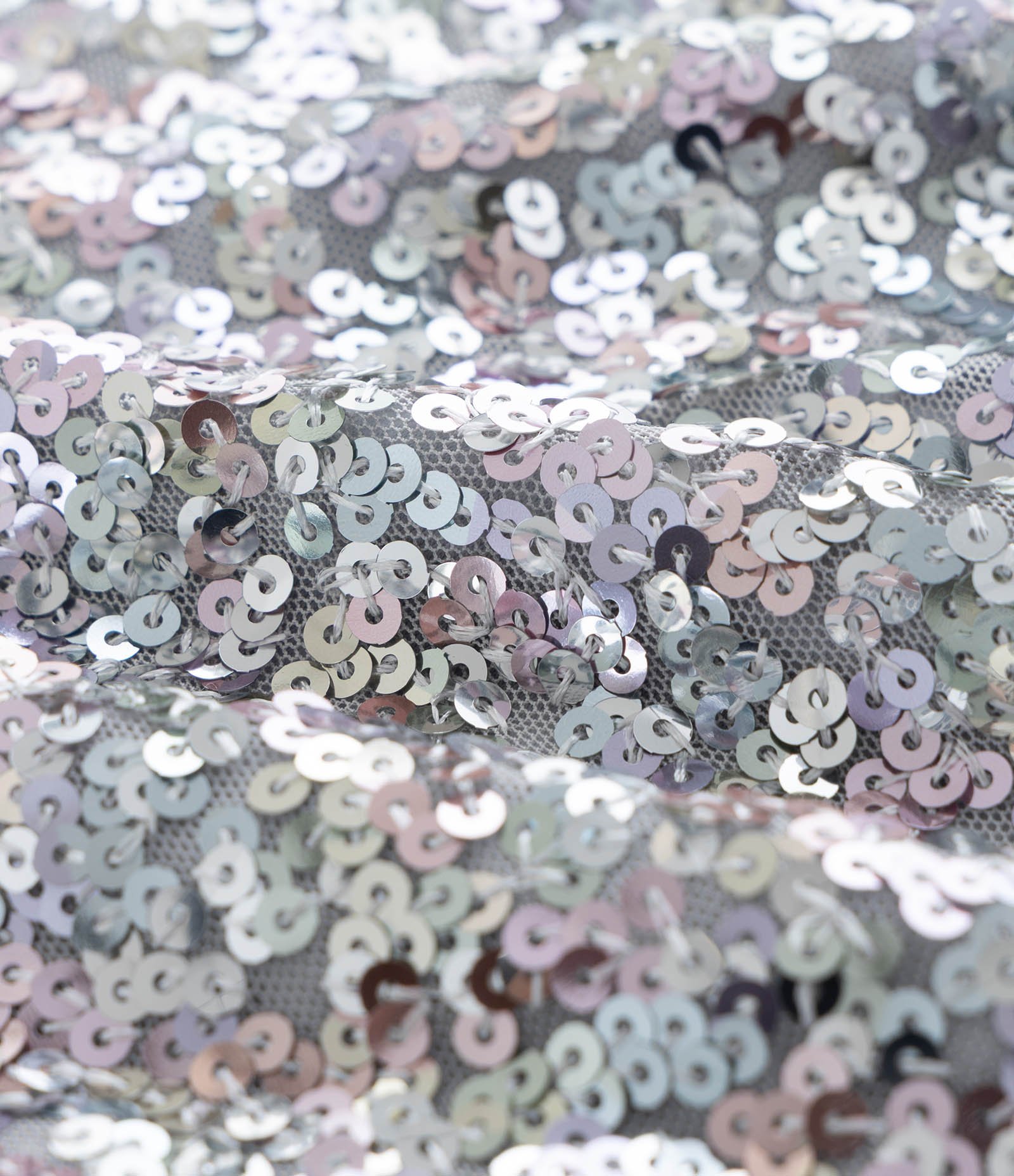 Saia Infantil em Paetê com Elástico Brilhante - Tam 5 a 14 Anos Prata 3