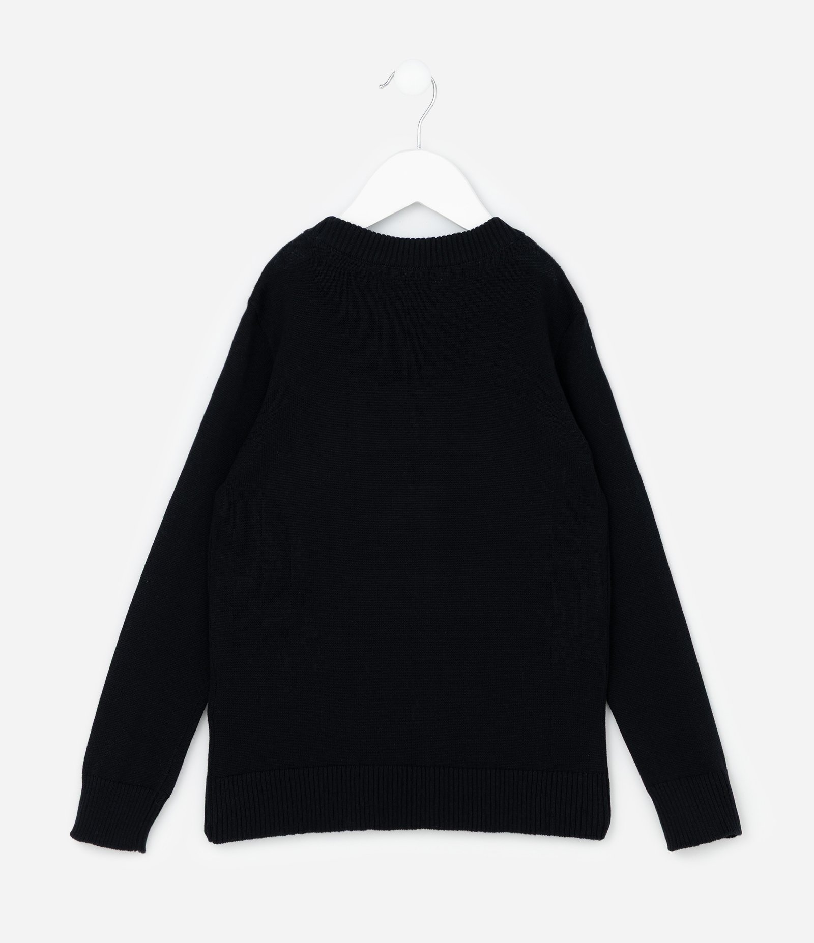 Casaco Infantil Texturizado com Bordado de Chenille – Tam 5 a 14 Anos Preto 3