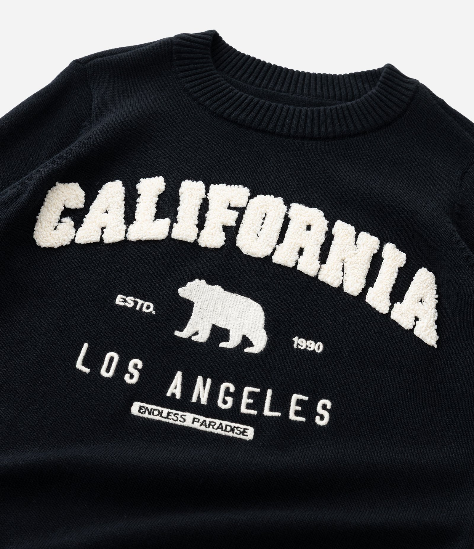 Casaco Infantil Texturizado com Bordado de Chenille – Tam 5 a 14 Anos Preto 7