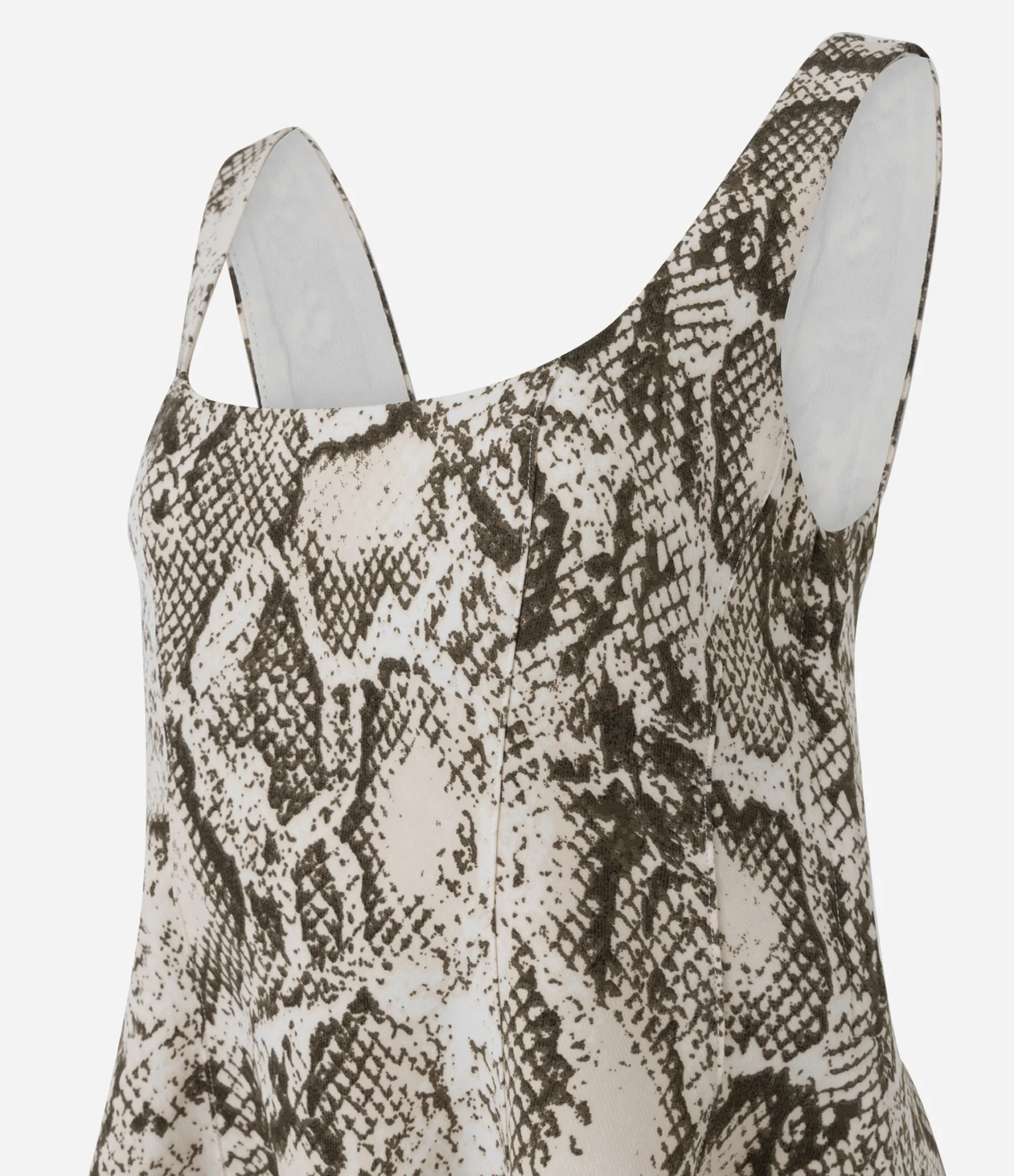 Blusa Regata em Alfaiataria com Alça Larga e Estampa de Cobra Multicores 6