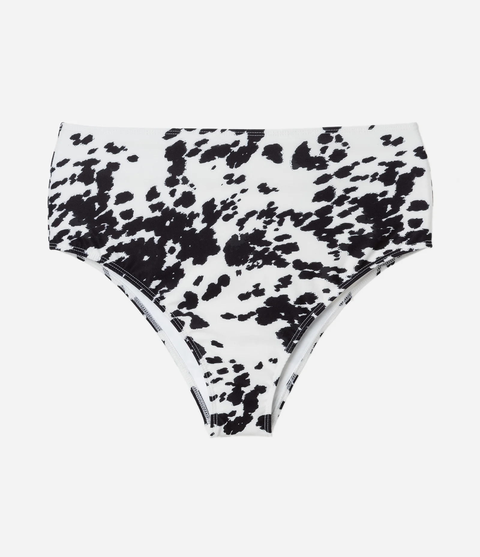 Biquíni Calcinha Hot Pants com Estampa Animal Print Vaca Curve & Size Off White/Preto 5