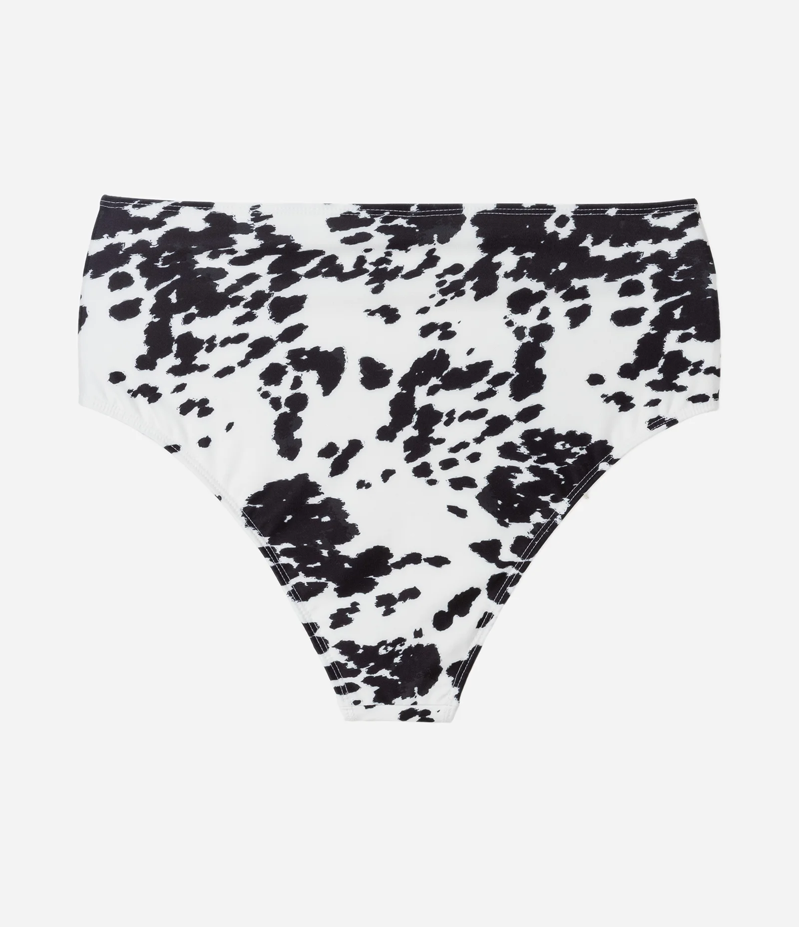 Biquíni Calcinha Hot Pants com Estampa Animal Print Vaca Curve & Size Off White/Preto 6