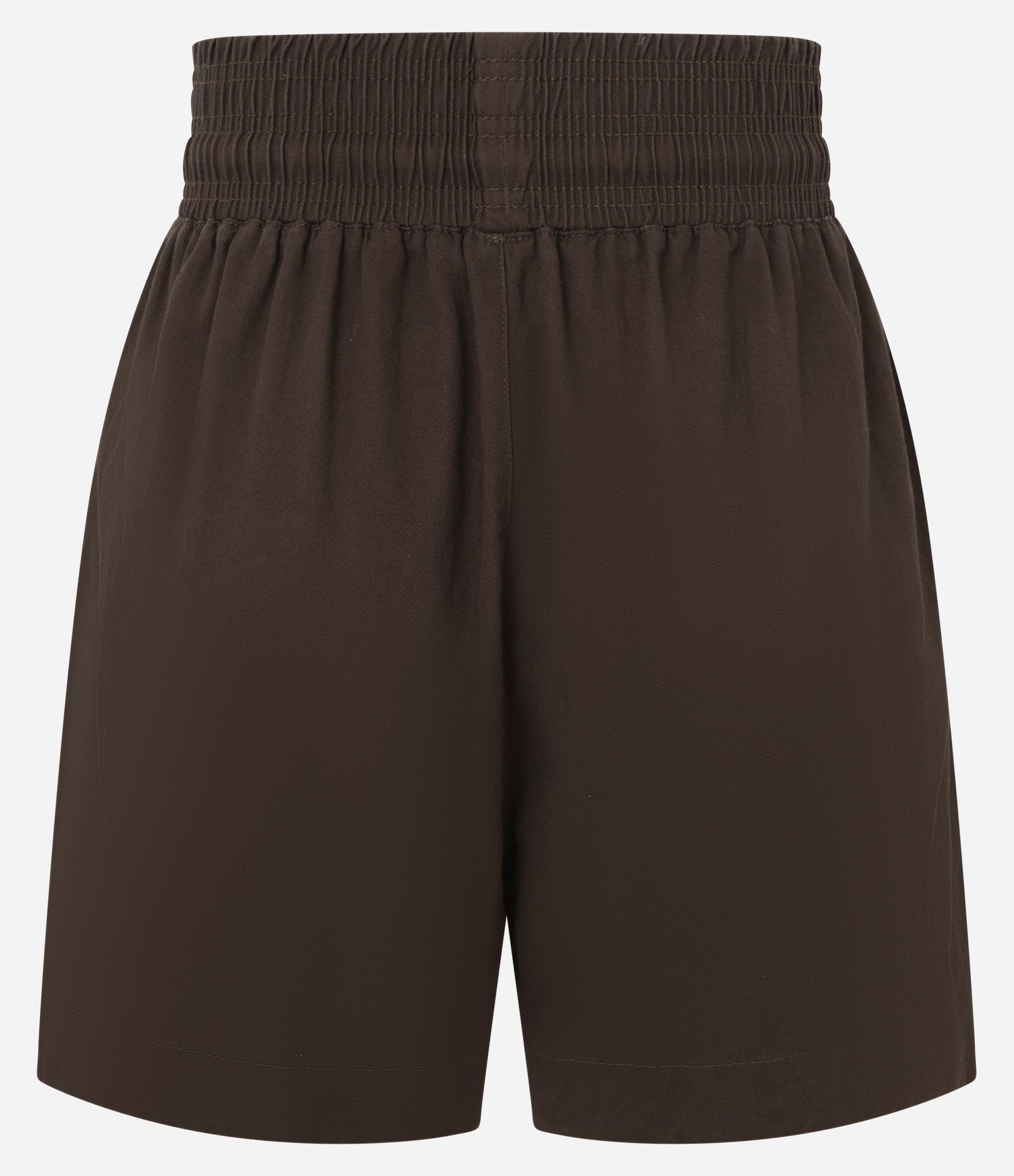 Short Runner em Liocel com Bolsos Aplicados Marrom 6
