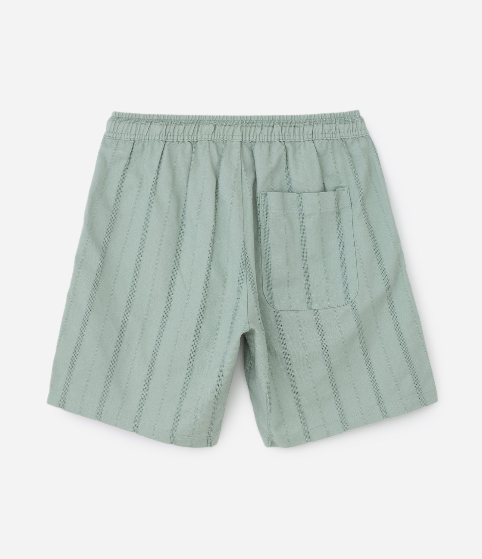 Bermuda Reta Texturizada com Cós Elástico Verde Claro 2