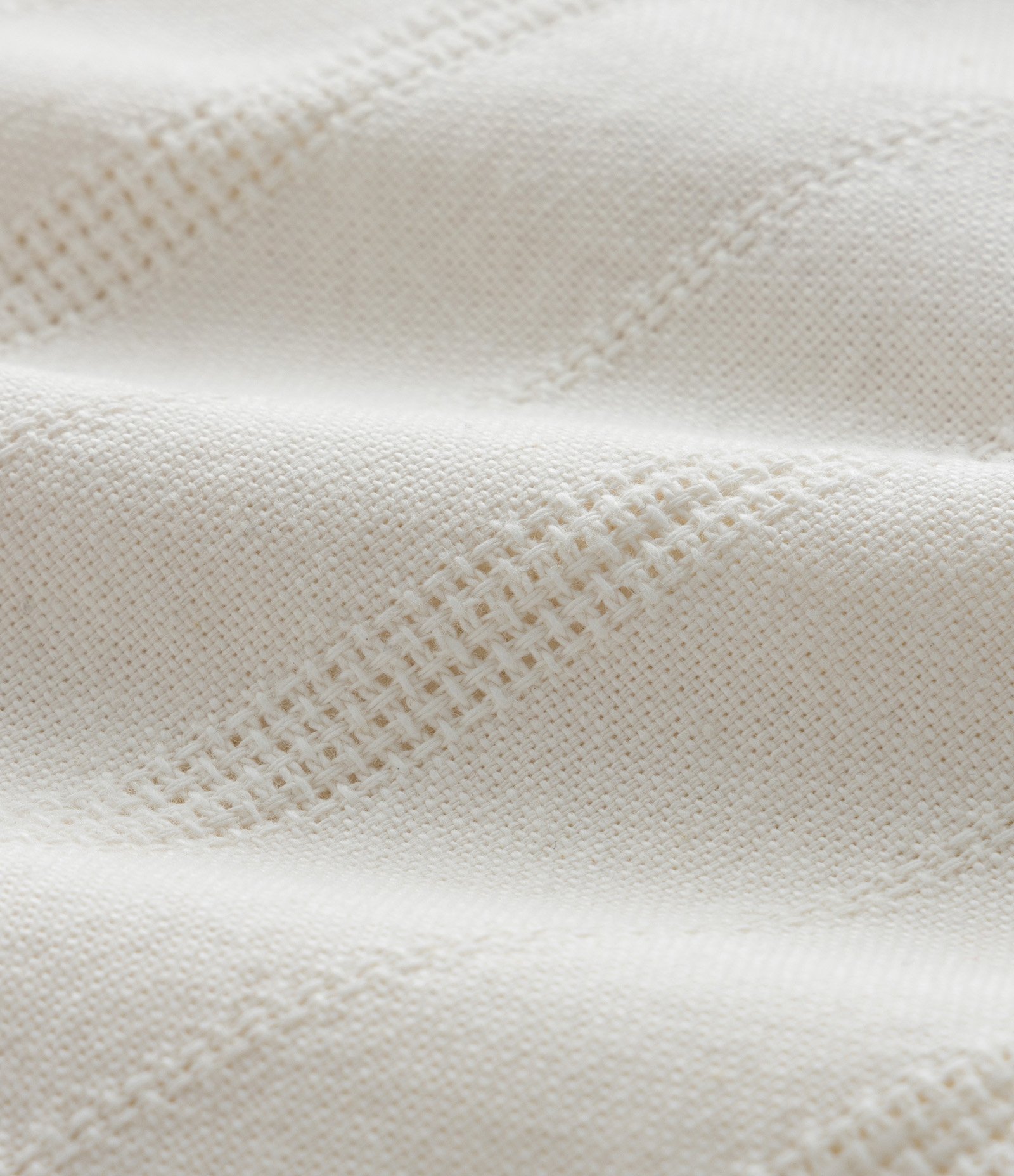 Bermuda Reta Texturizada com Cós Elástico Off White 3