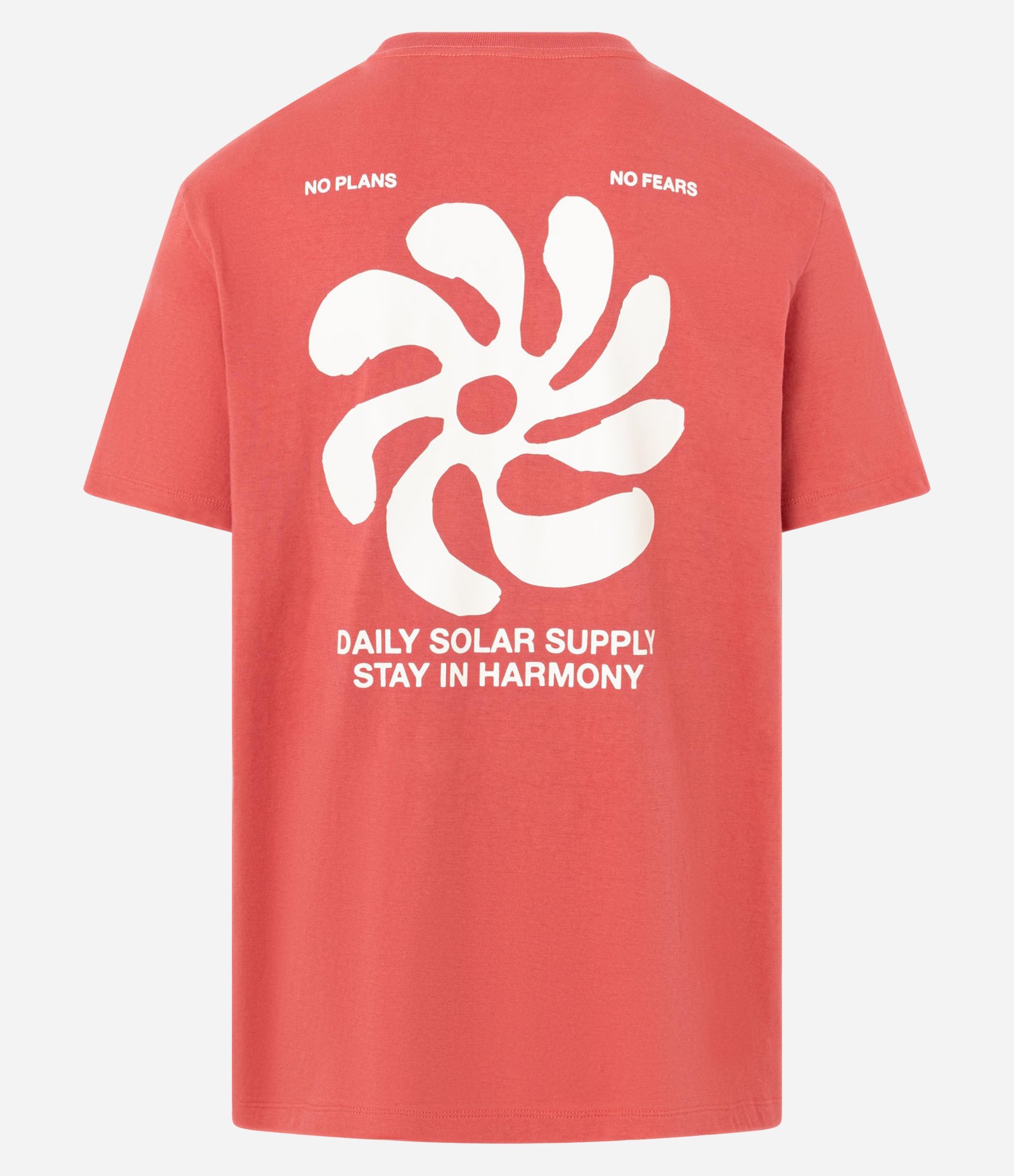 Camiseta Comfort em Algodão com Estampa Abstrata Vermelho 6