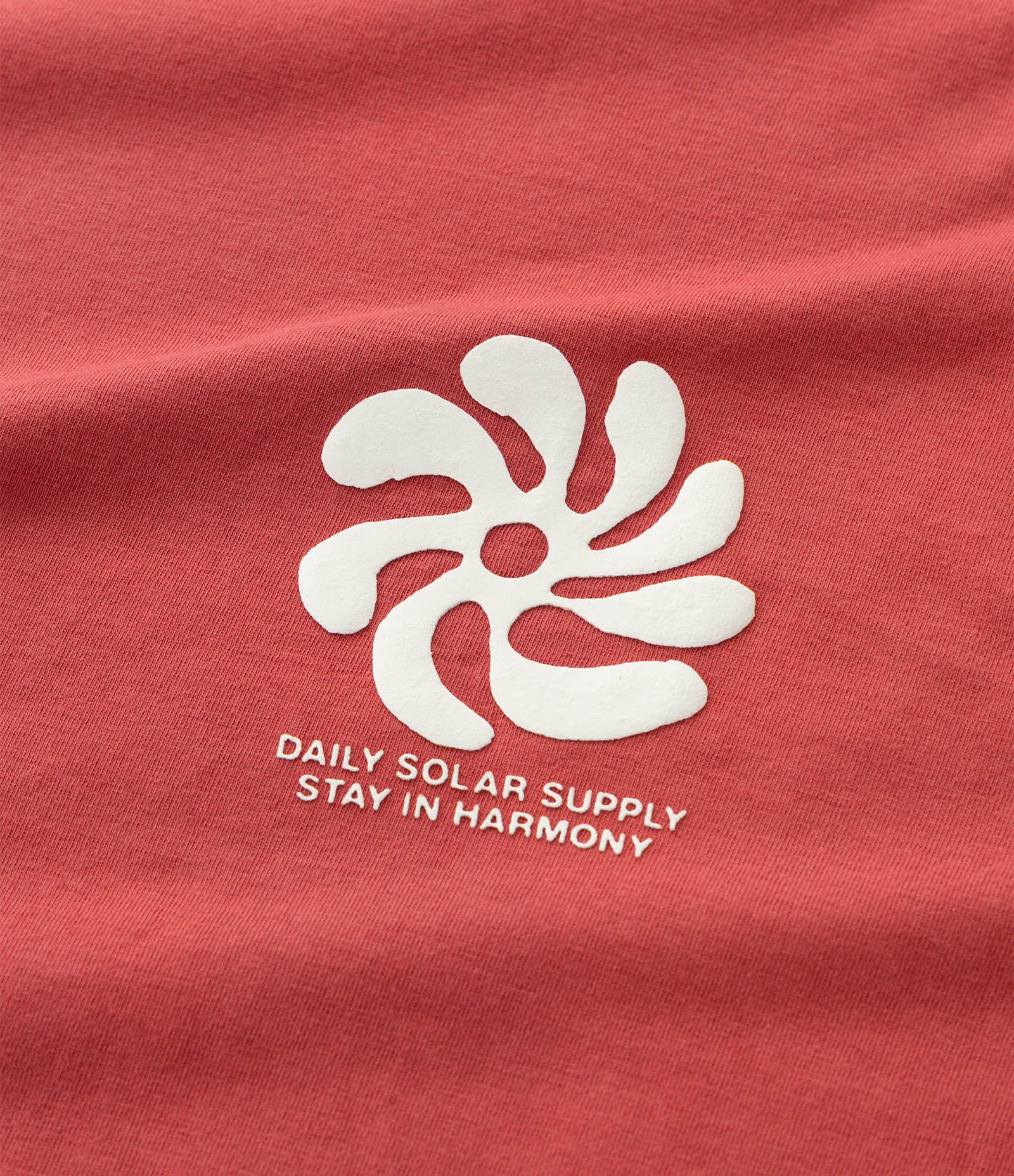 Camiseta Comfort em Algodão com Estampa Abstrata Vermelho 7