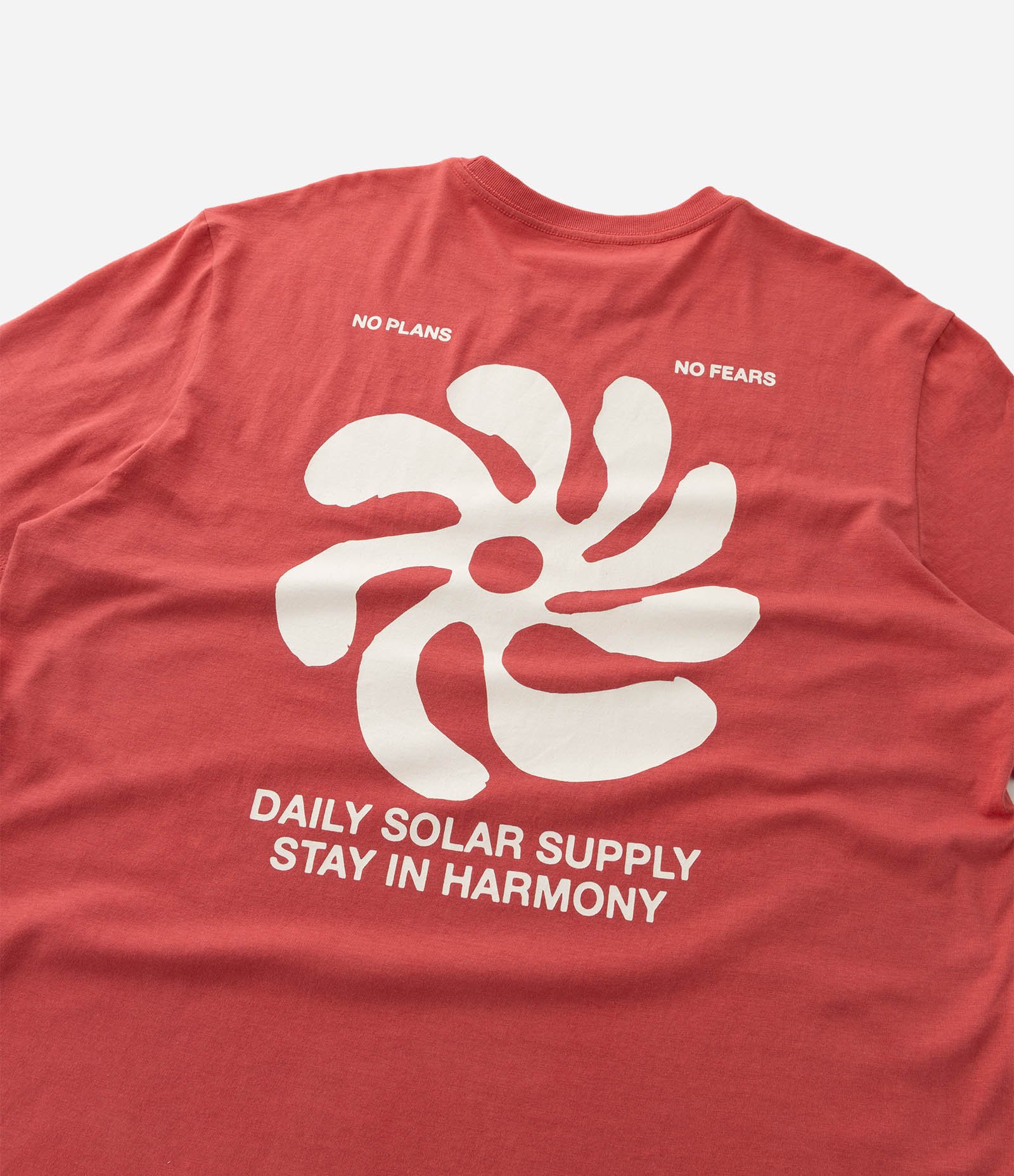 Camiseta Comfort em Algodão com Estampa Abstrata Vermelho 9