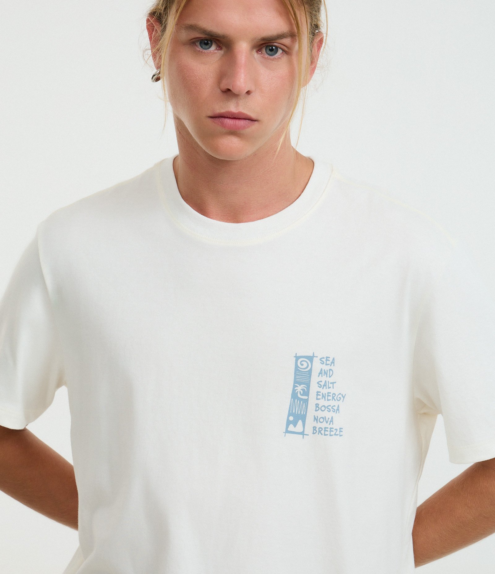 Camiseta Comfort em Algodão com Estampa Photoprint Branco 4