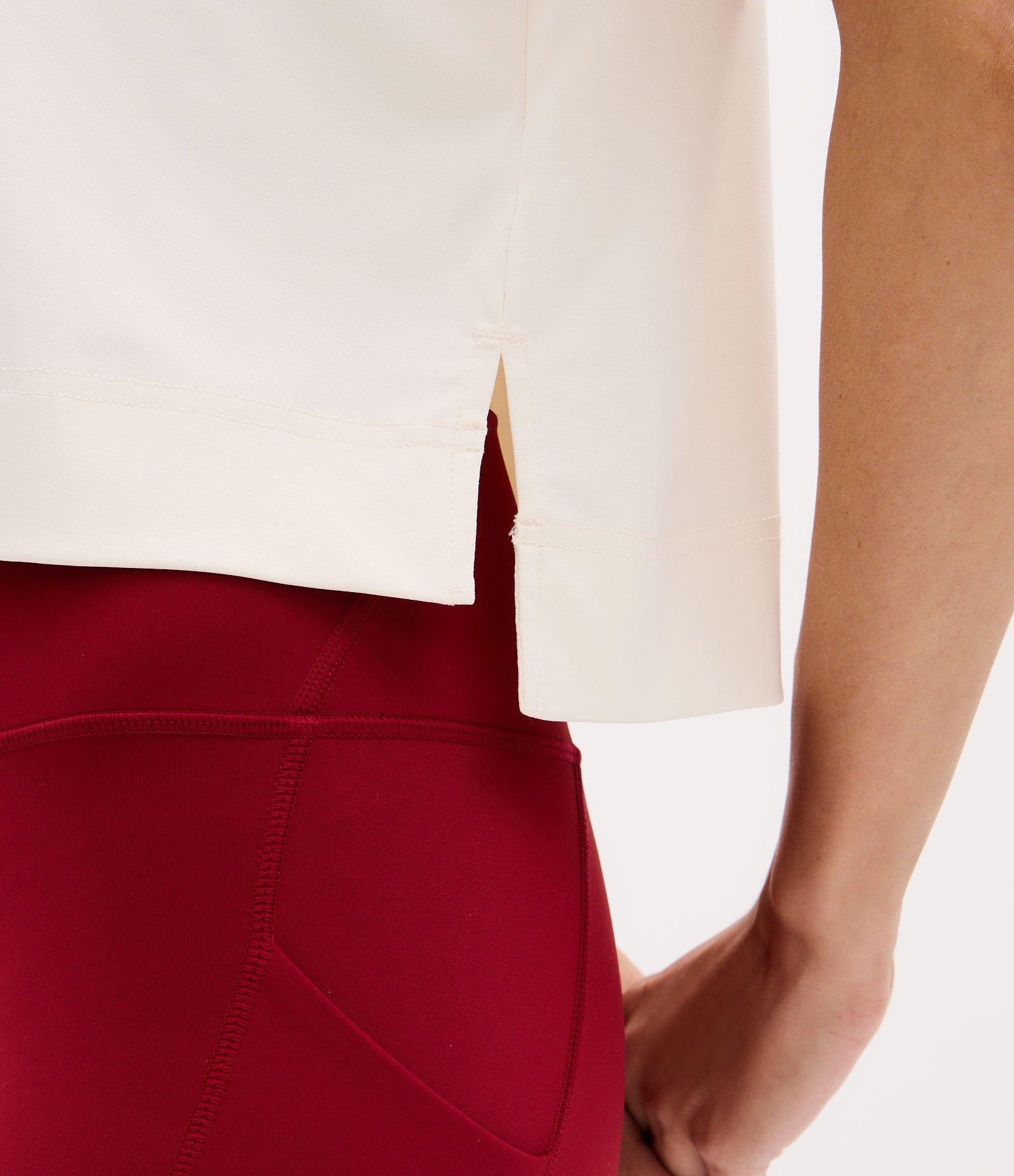 Camiseta Polo Esportiva em Poliamida com Bordado Athletic no Peito Rosa Claro 4