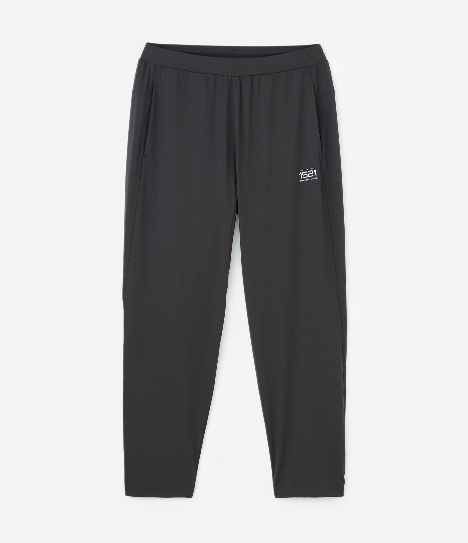 Calça Tecnológica com Lettering Cinza