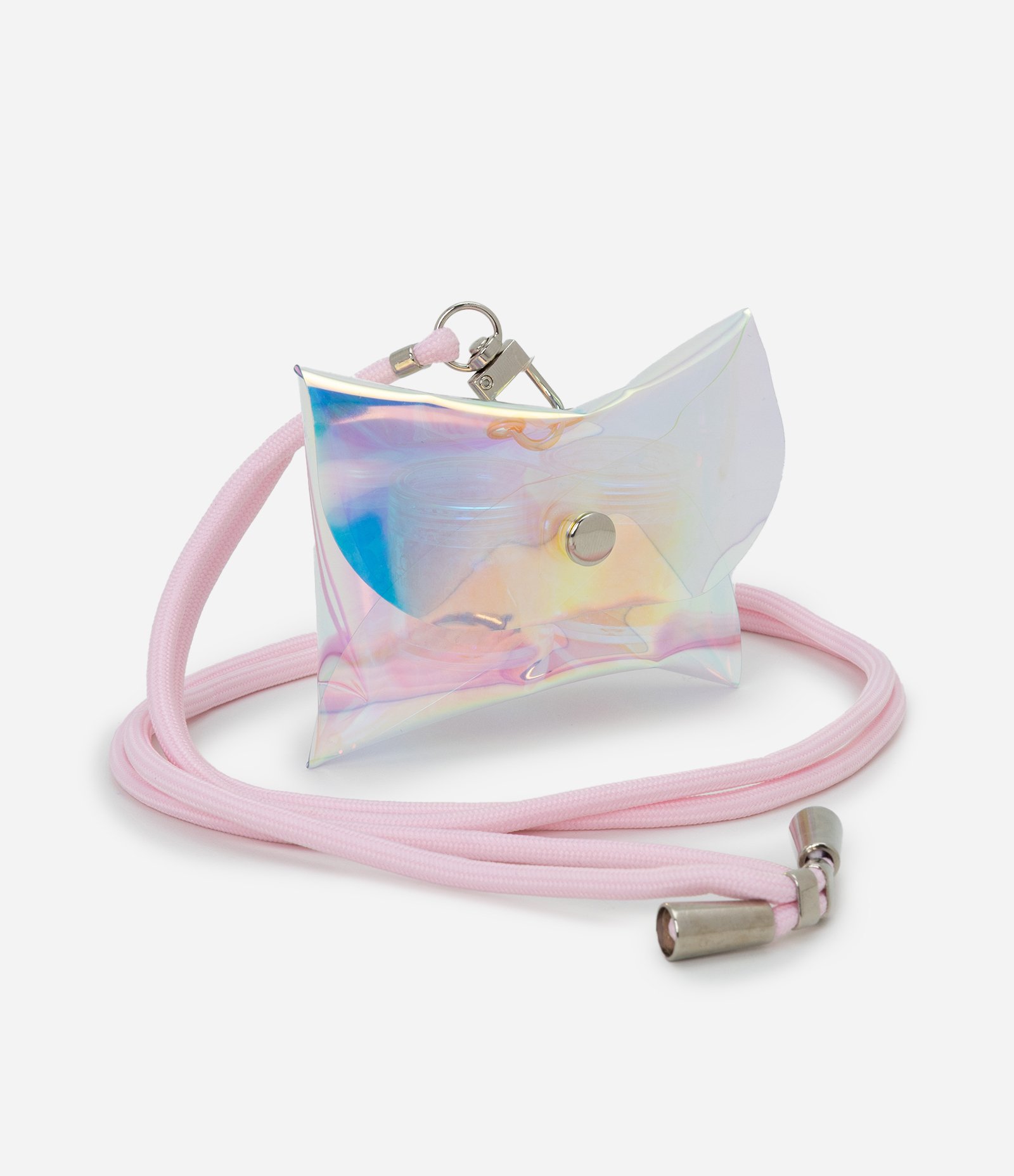 Kit com 2 Glitters Rosa e Lilás em Bolsinha com Corda Alchemia Colorido 3