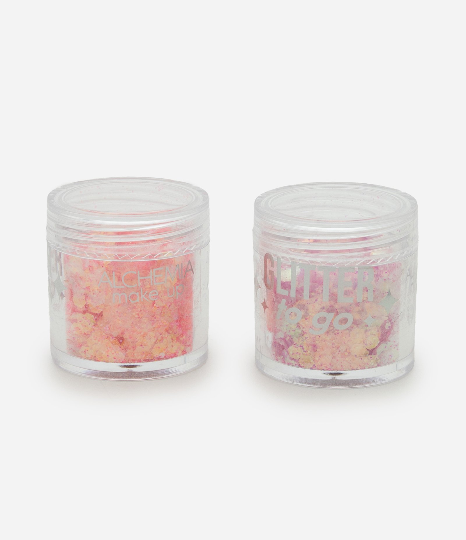 Kit com 2 Glitters Rosa e Lilás em Bolsinha com Corda Alchemia Colorido 5