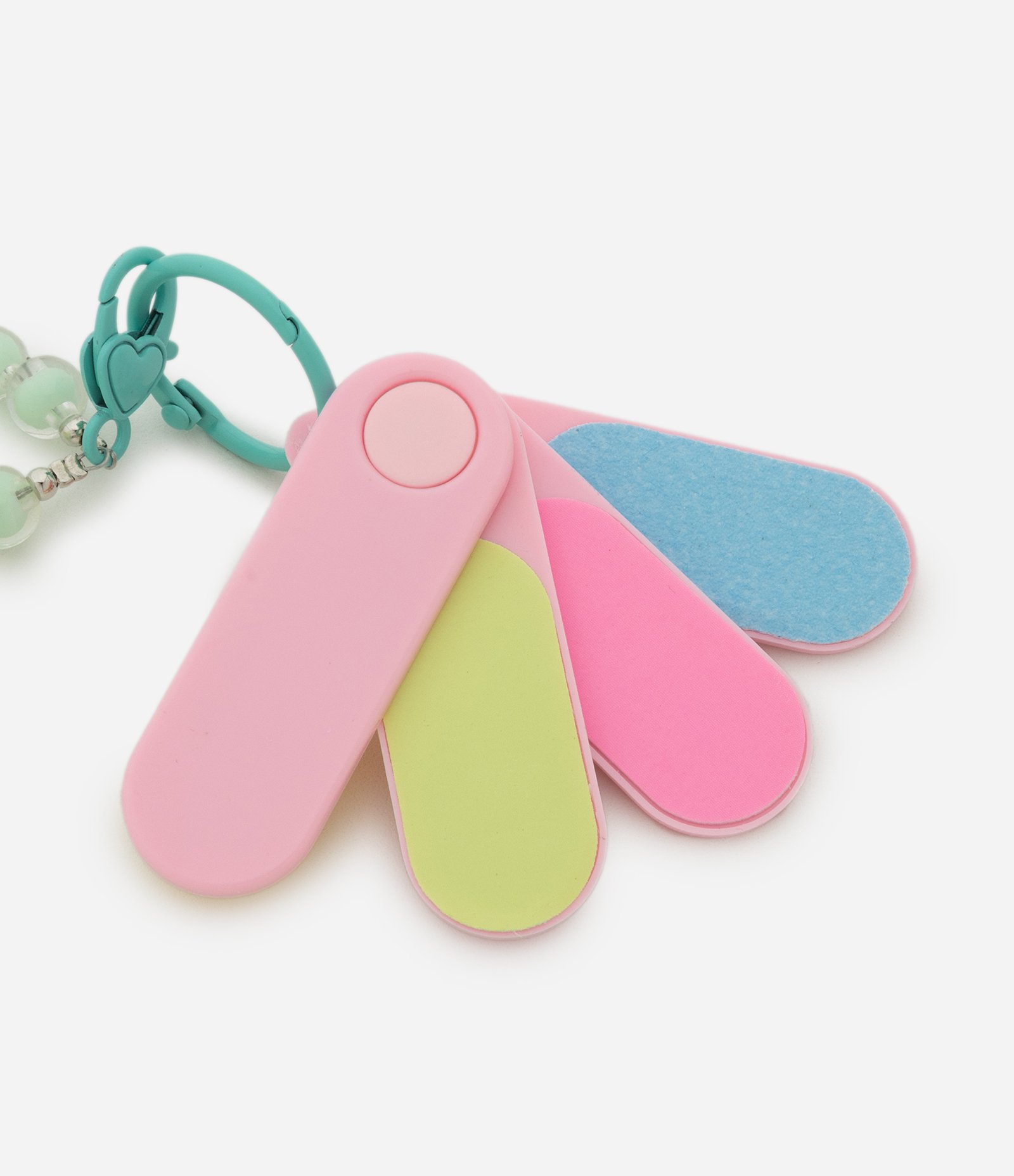 Kit Lixas de Unhas com Chaveiro Fun Alchemia Colorido 4